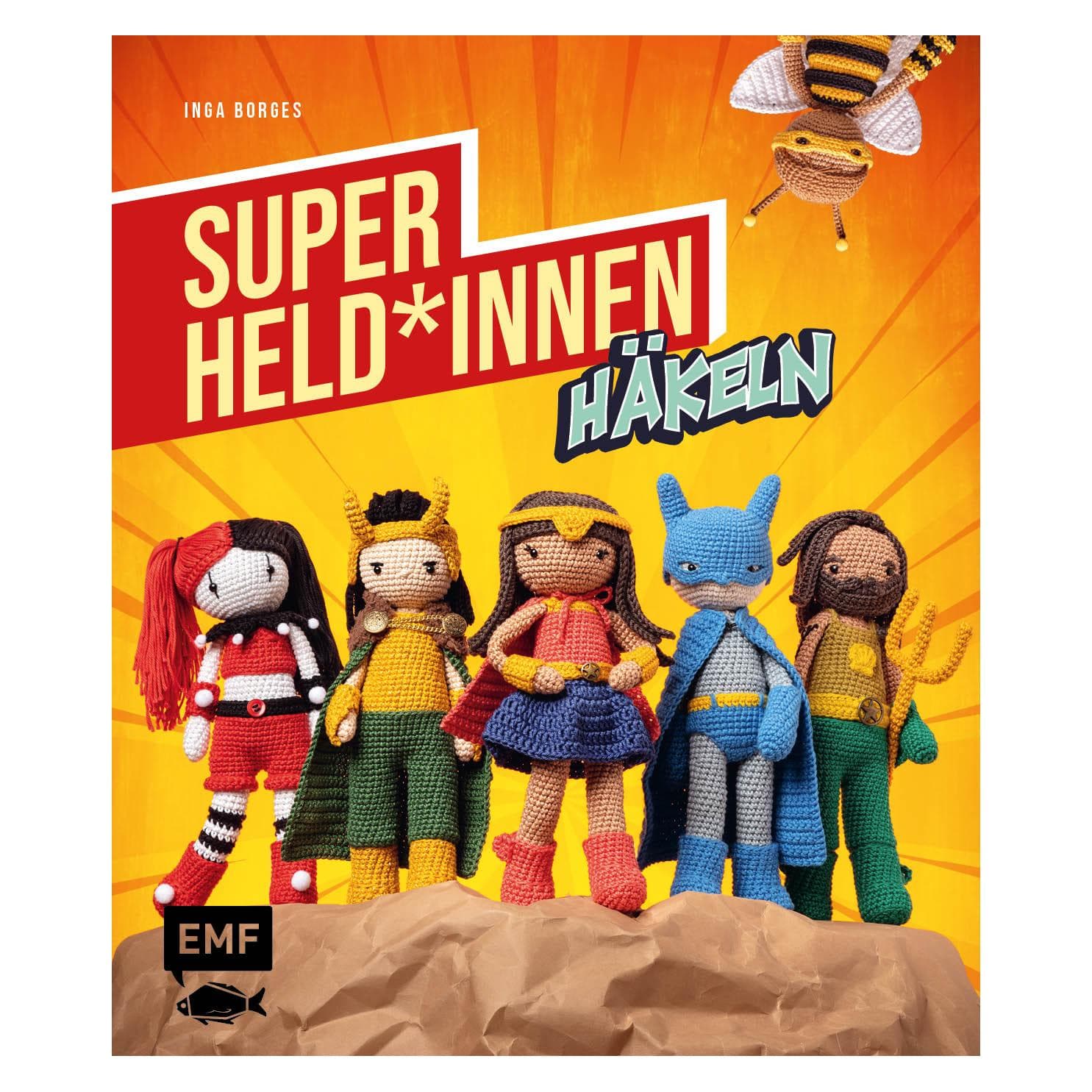 Superhelden und -heldinnen häkeln, Gids van Inga Borges
