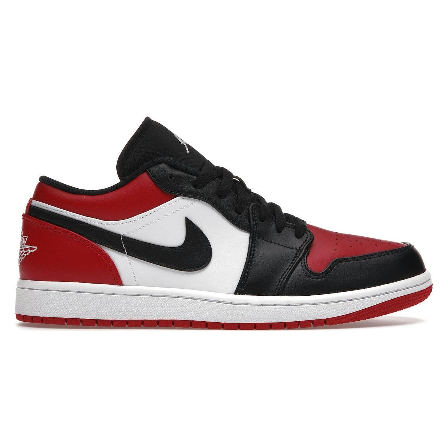 Nike, Mannen, Sneakers, Schoenen Air Jordan 1 Low (GS), Rood, (44.5)