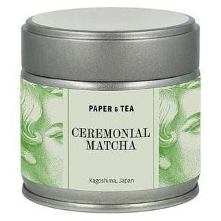 Paper & Tea - Ceremonieel Matcha-blik, Accessoires voor thee, Groen