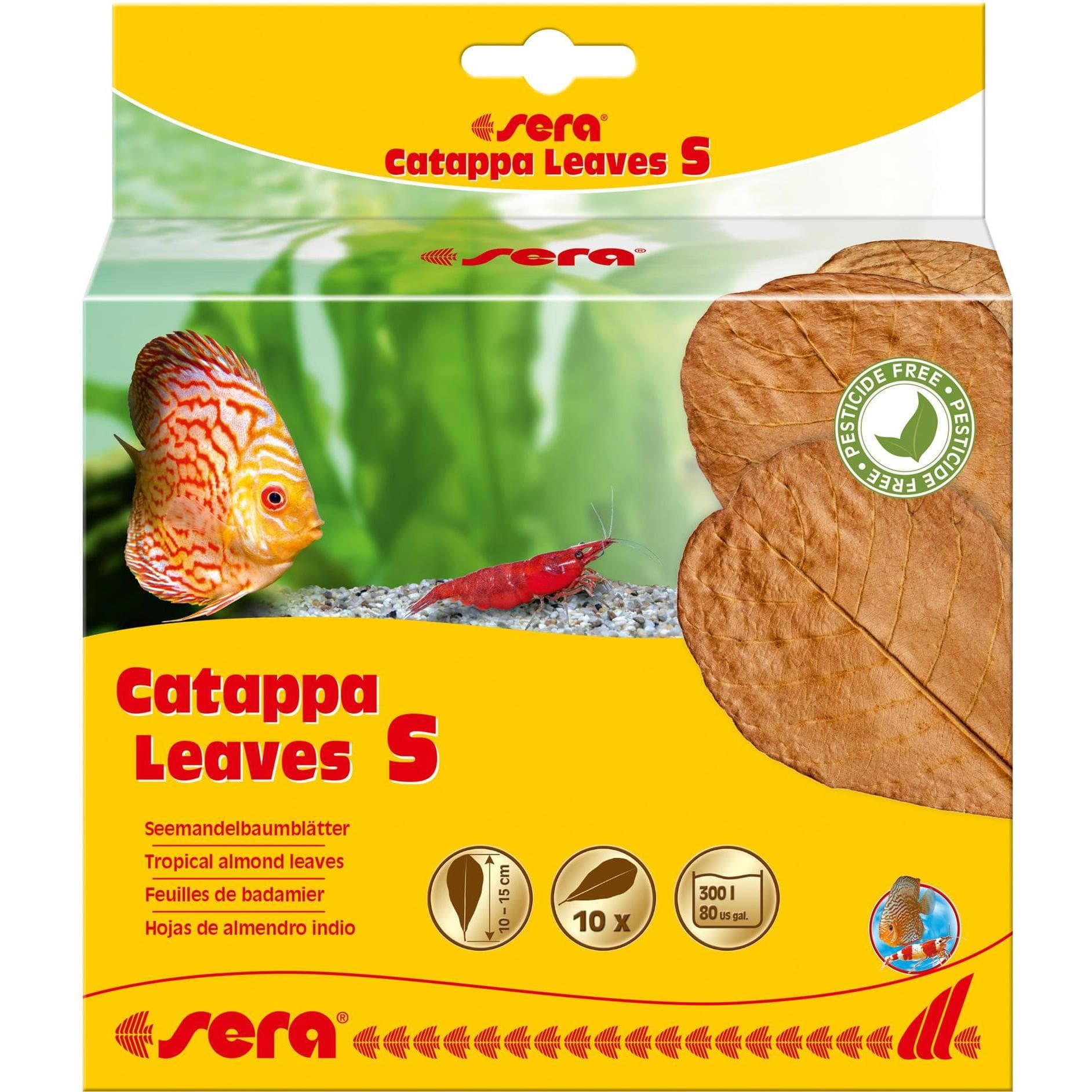 Sera Water Catappa Bladeren (Waterbehandeling aquarium), Verzorging van het aquarium