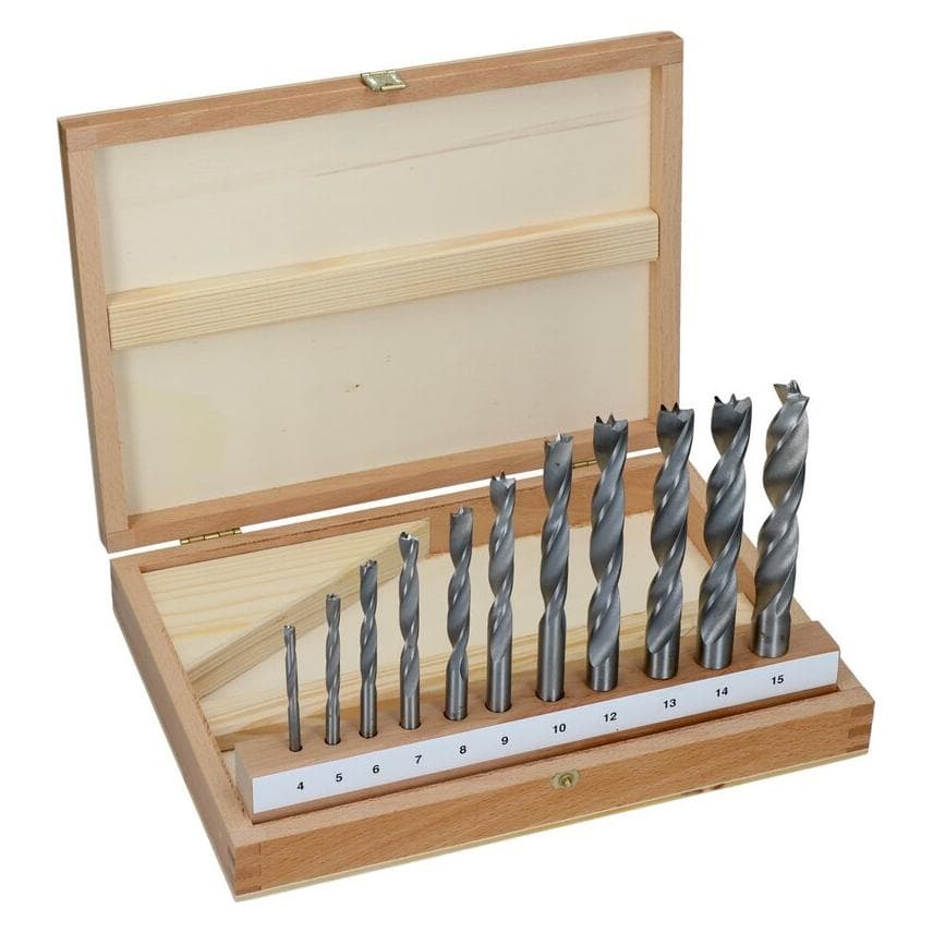 Stern, Boorbitje, Drevelboorset (10 mm, 12 mm, 13 mm, 14 mm, 15 mm, 4 mm, 5 mm, 6 mm, 7 mm, 8 mm, 9 mm)