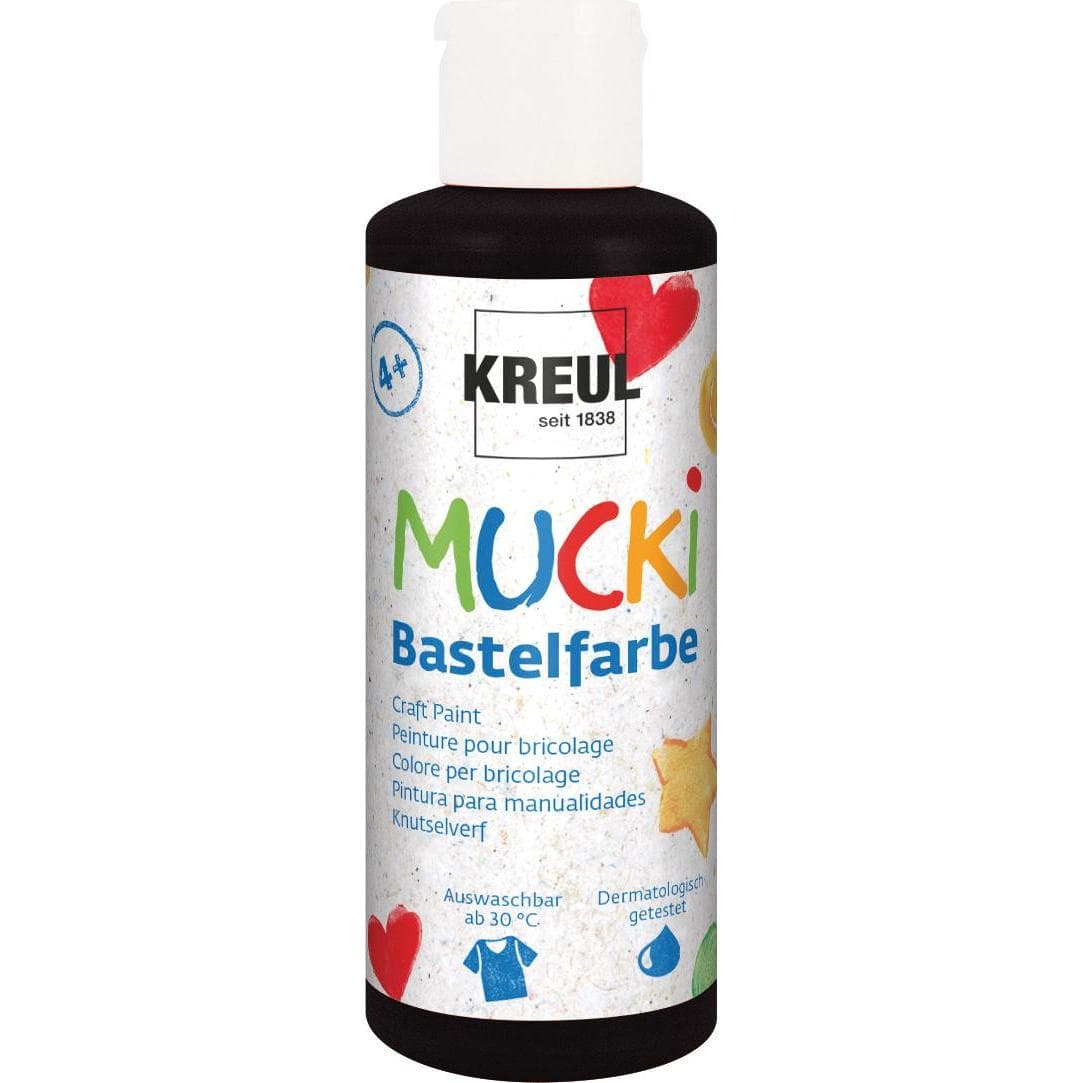 Mucki, Kleuren + verf voor doe-het-zelvers, Knutselverf (80 ml)