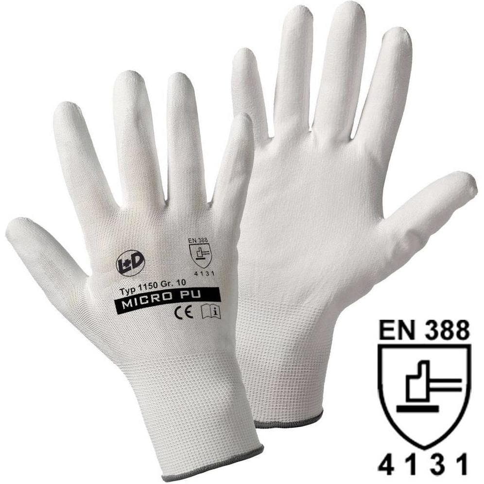 L+D, Beschermende handschoenen, MircoPU fijn gebreide handschoen (8)