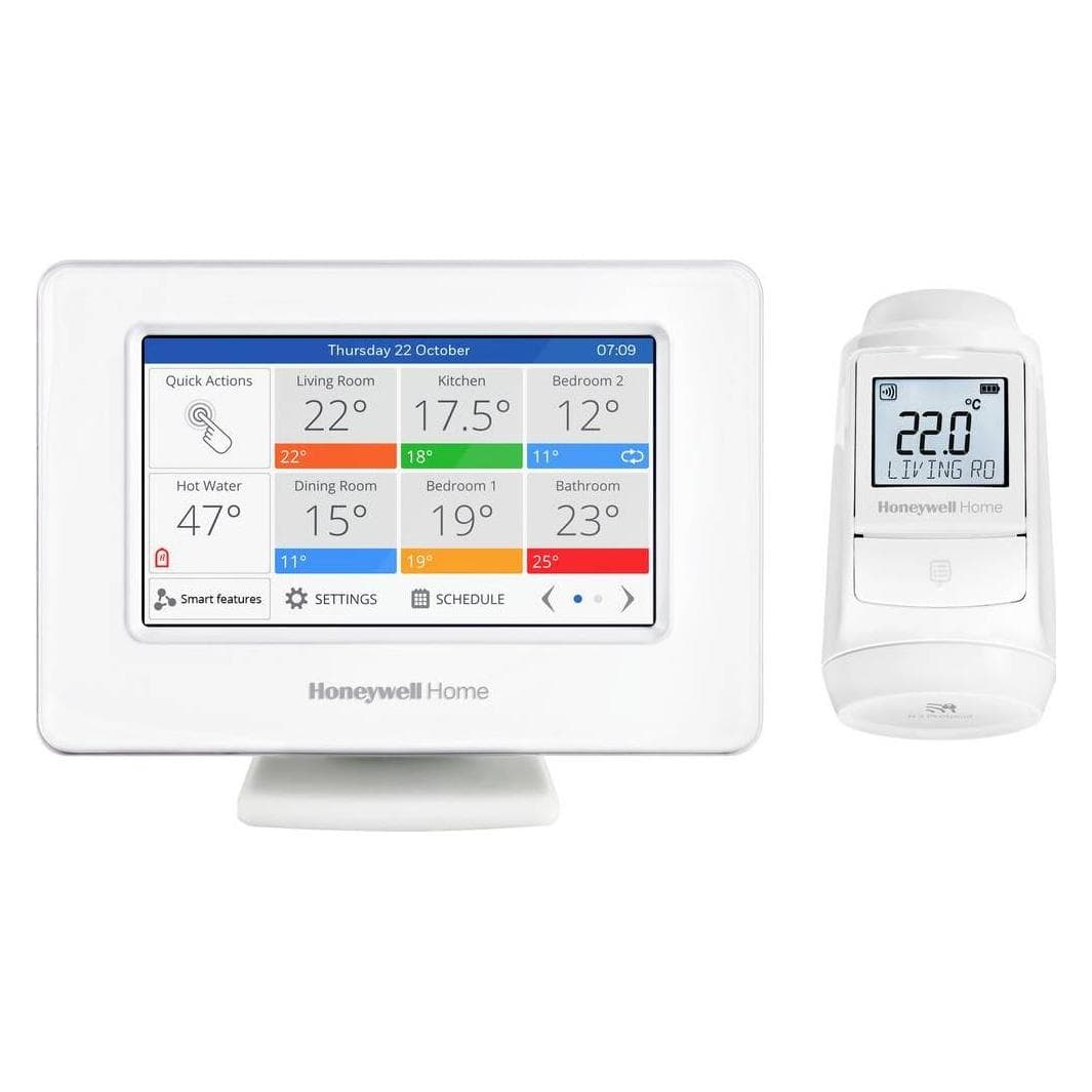 Honeywell Heizkörperthermostat-Set evohome EVO-APARTMENT-PLUS, Thermostaat, Wit