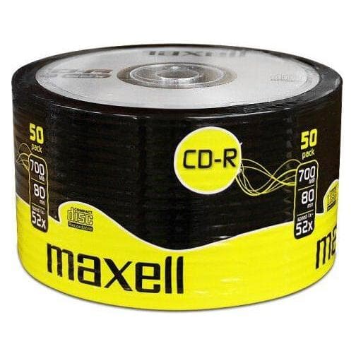 Maxell 624036.02.CN (50x), Optische gegevensdrager