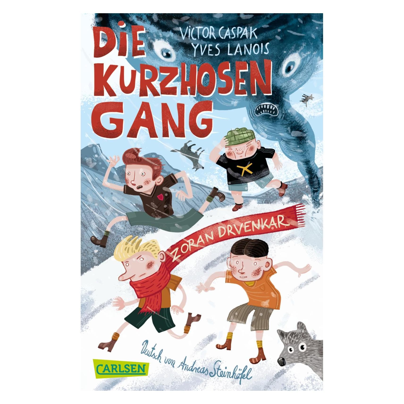 Carlsen, Kinderboeken, Die Kurzhosengang (Duits, Martin Baltscheit, Victor Caspak, Yves Lanois, Zoran Drvenkar)