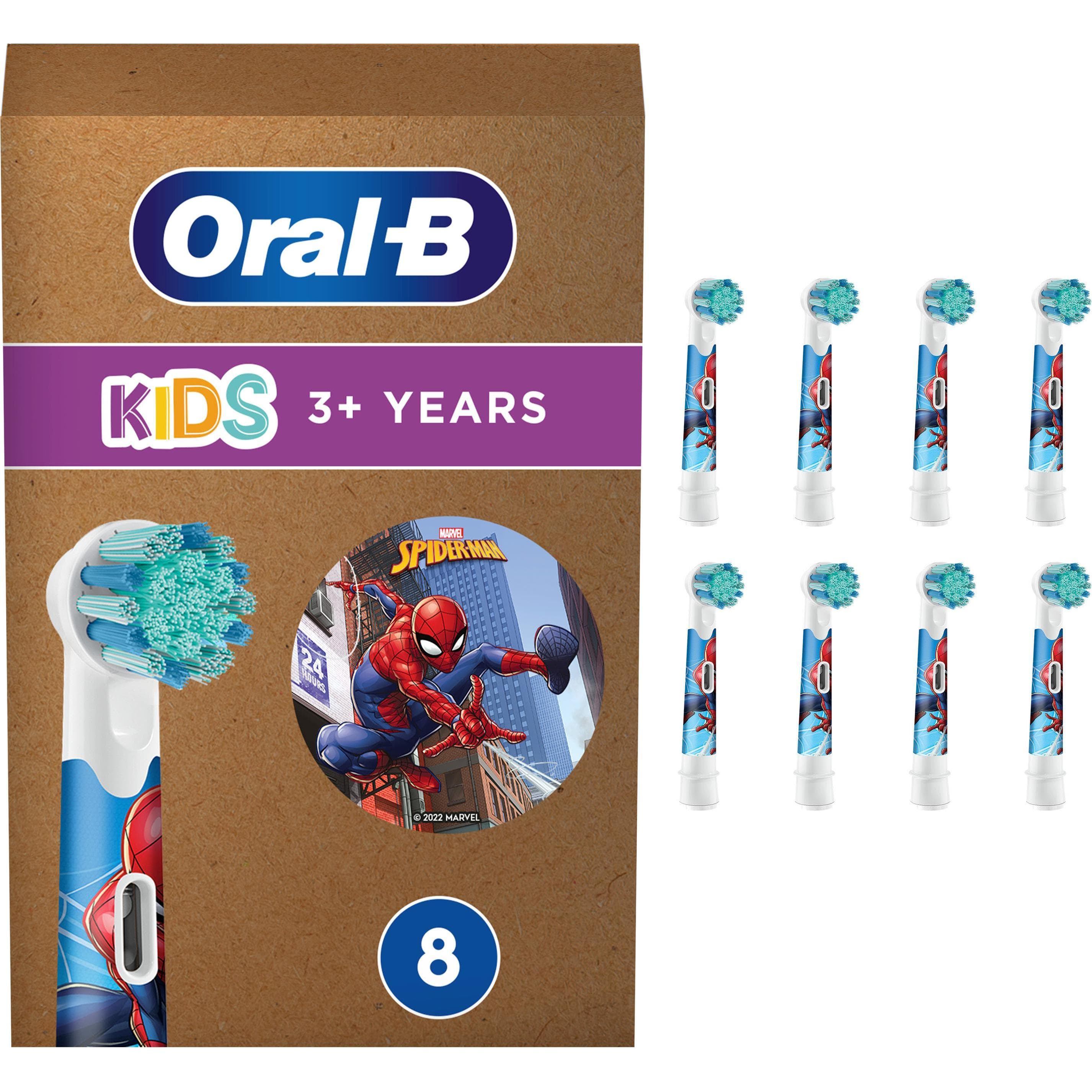 Oral-B, Borstels + opzetstukken, Kinderen Spiderman (8x)