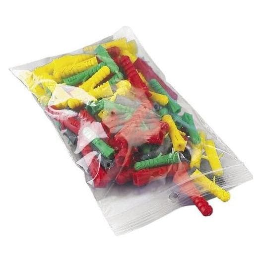 Raja PBAG73 transparante hersluitbare zak 200 mm, Verpakking van voedingsmiddelen, Transparant
