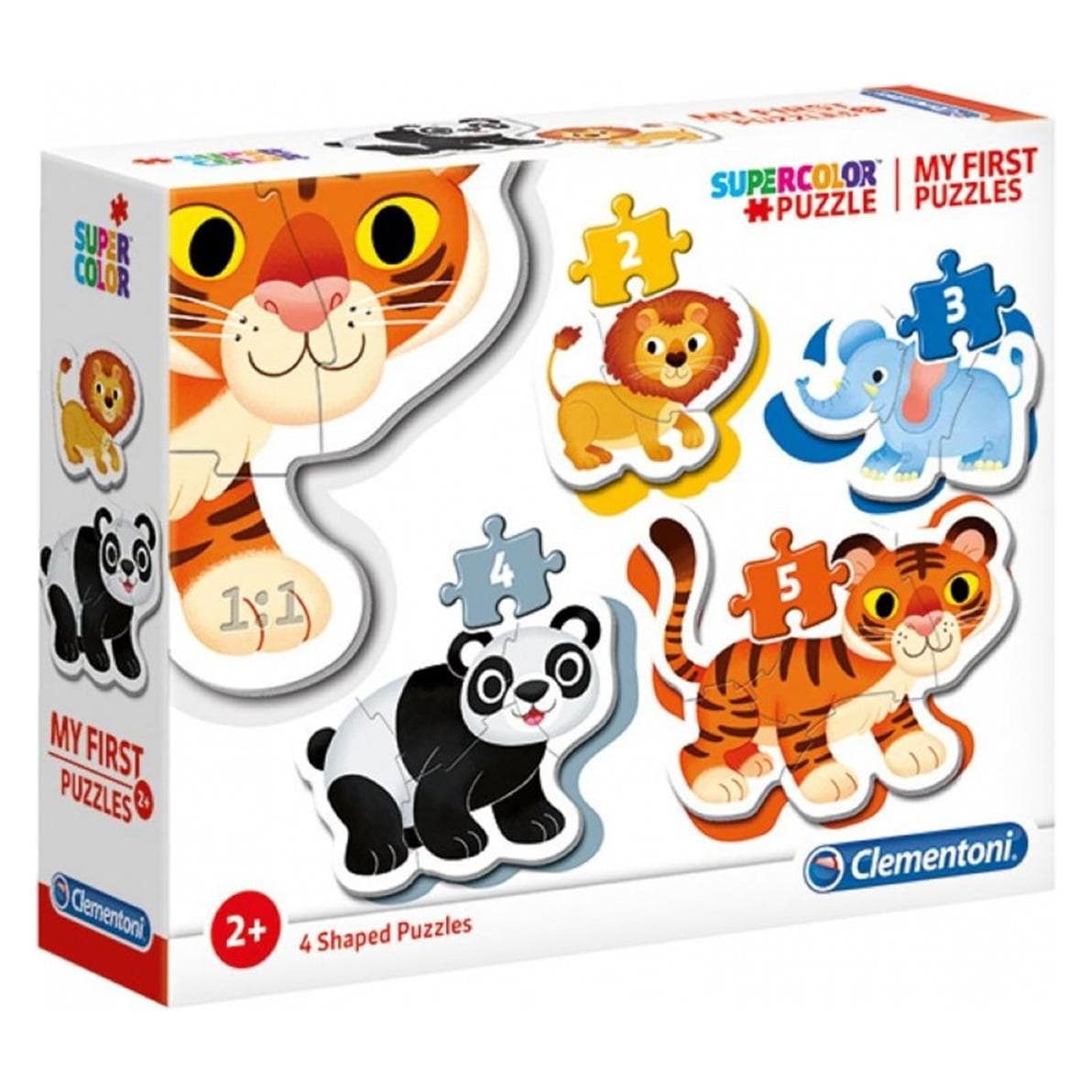 Clementoni mijn eerste puzzels - wilde dieren (14 onderdelen)