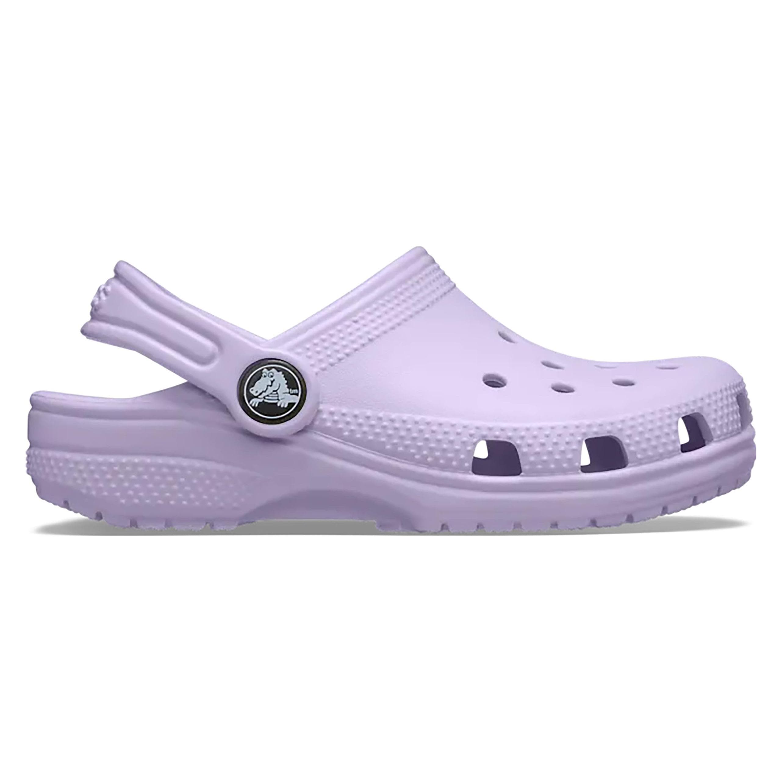 Crocs, Unisex, Pantoffels, K's Classic Clog, Paars, (30, 30.5, 31)