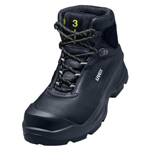 Uvex, Werkschoenen, 3 Laarzen S3 68741 zwart breedte 10 maat 36 (S3, 36)