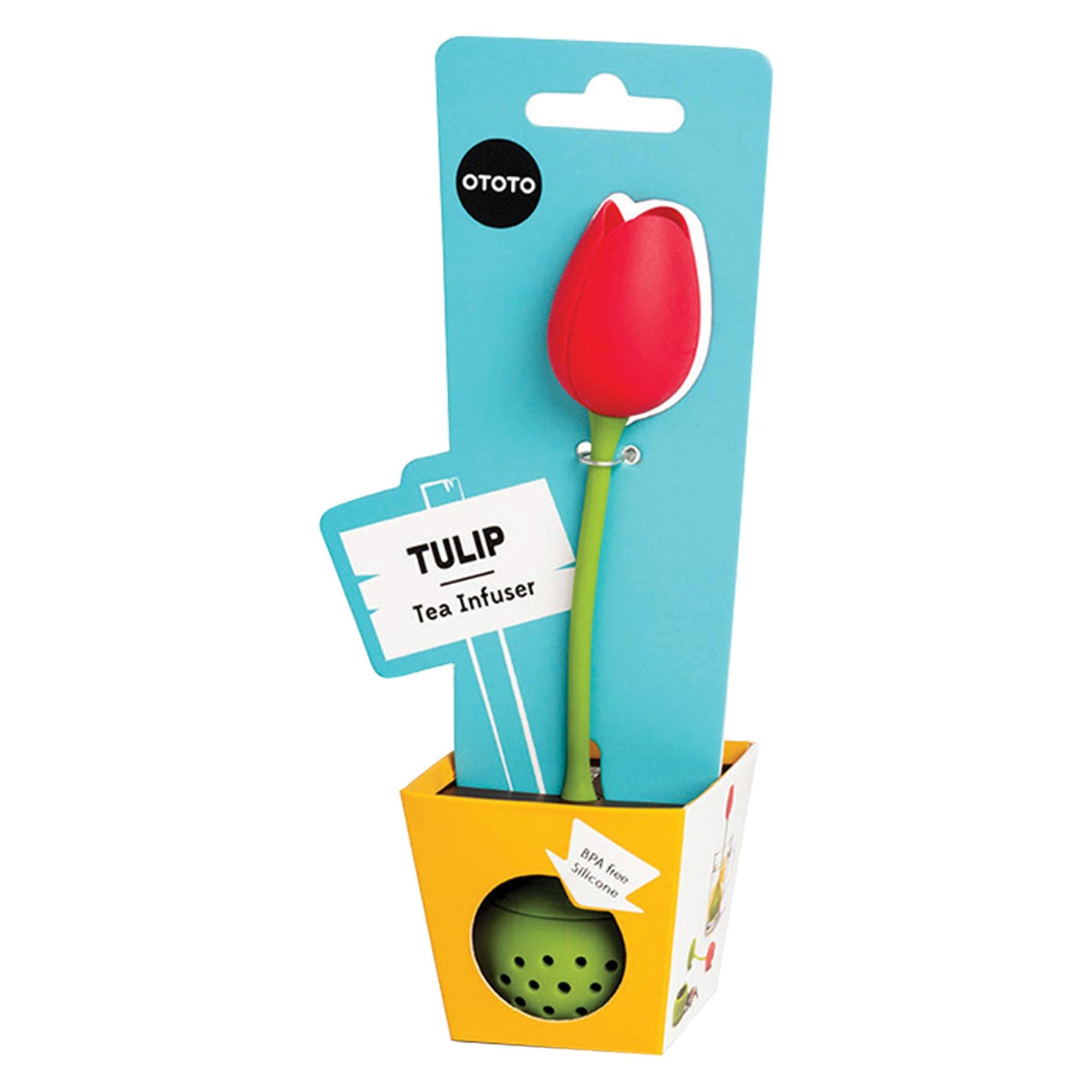 Ototo Tulp, Accessoires voor thee, Rood