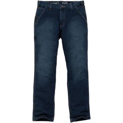 Carhartt, Mannen, Jeans, Rugged Flex Relaxed Dungaree Jean, Blauw, (W36/L36)