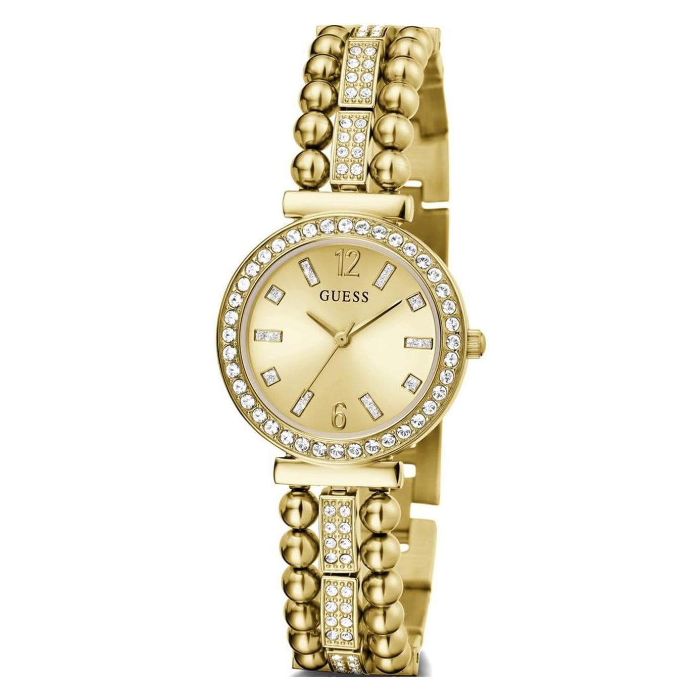 Guess, Horloge, Gala, Goud, (Analoog horloge, 30 mm)