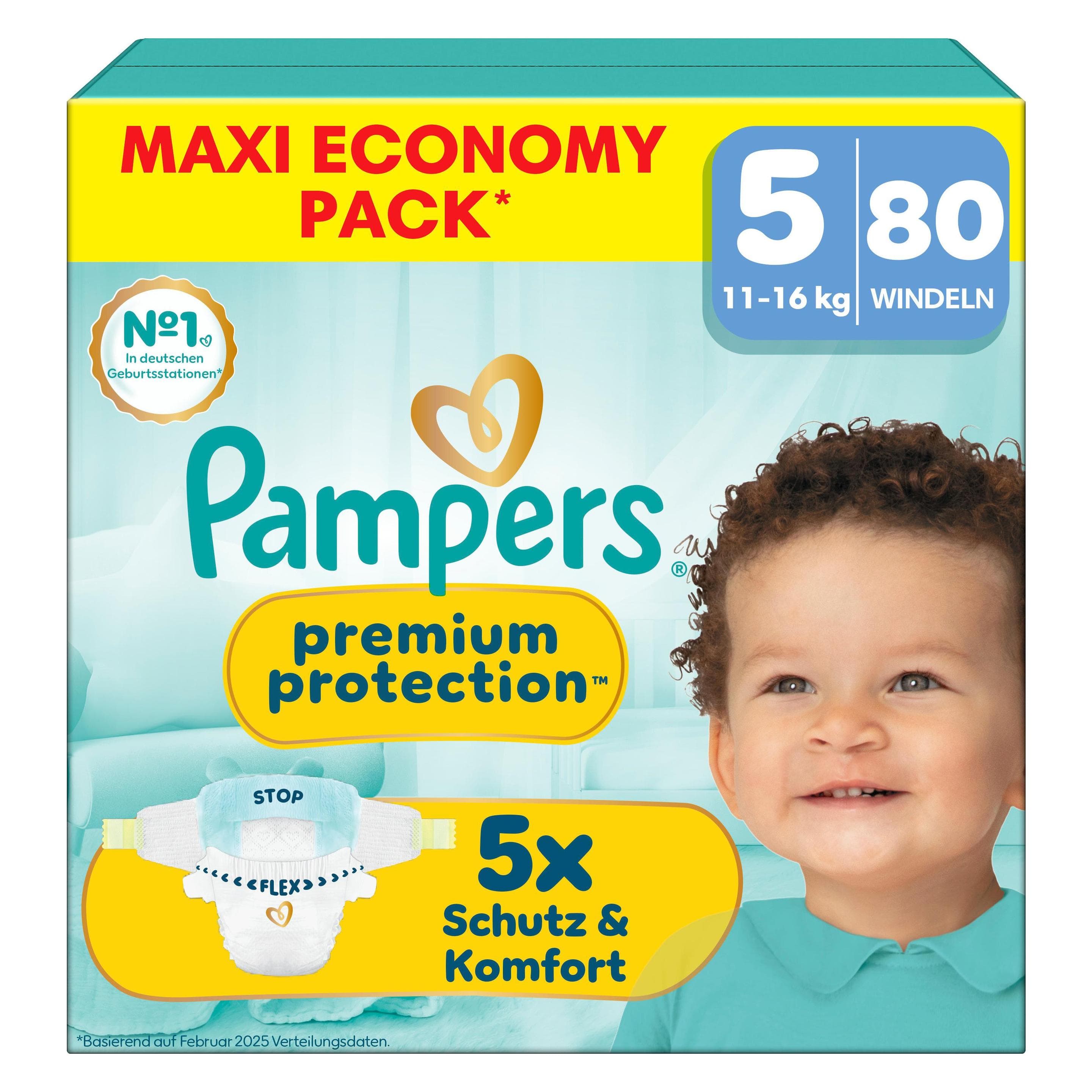 Pampers Premium Protection (Gr. 5, 80 Pcs.)