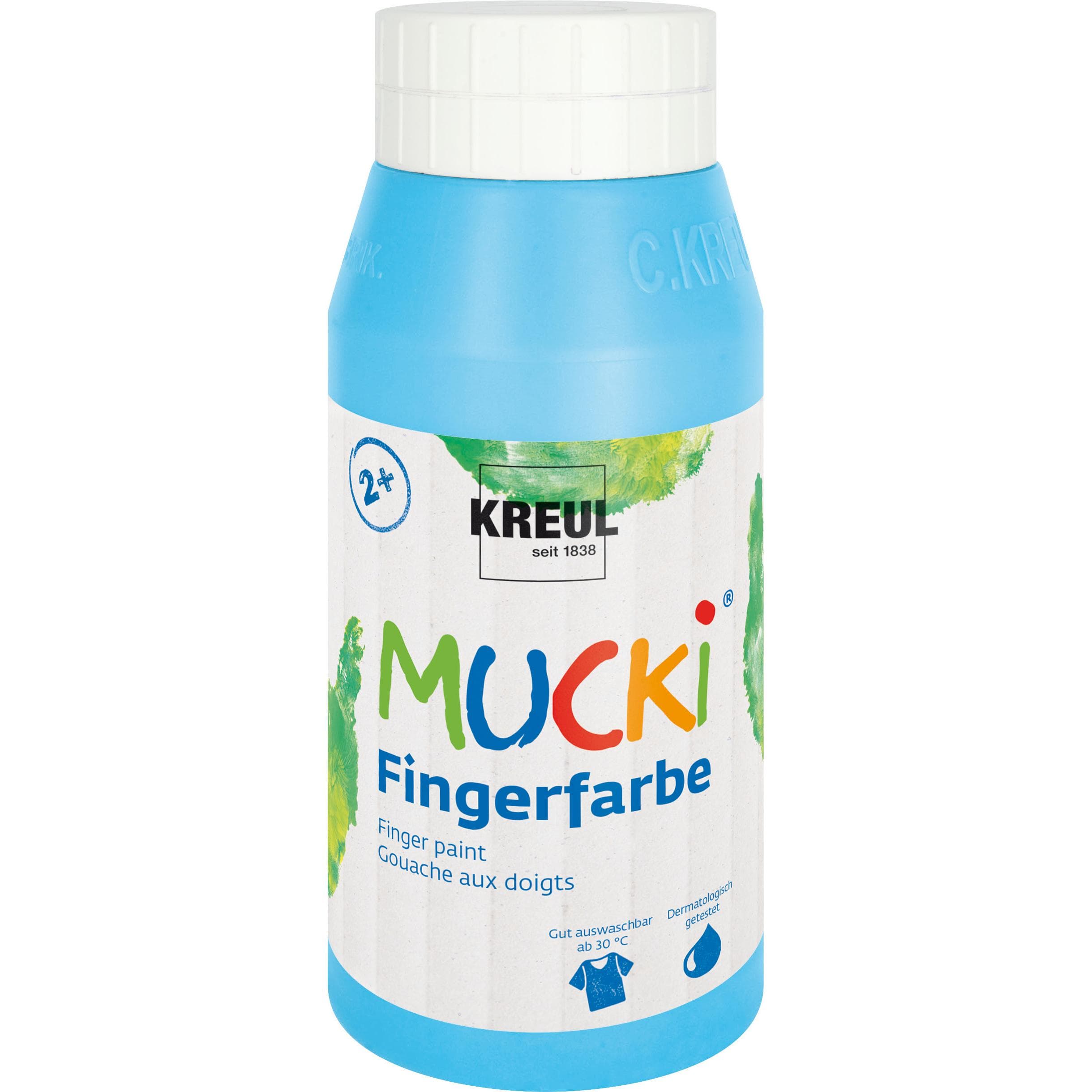Mucki, Kleuren + verf voor doe-het-zelvers, Vingerverf (150 ml)