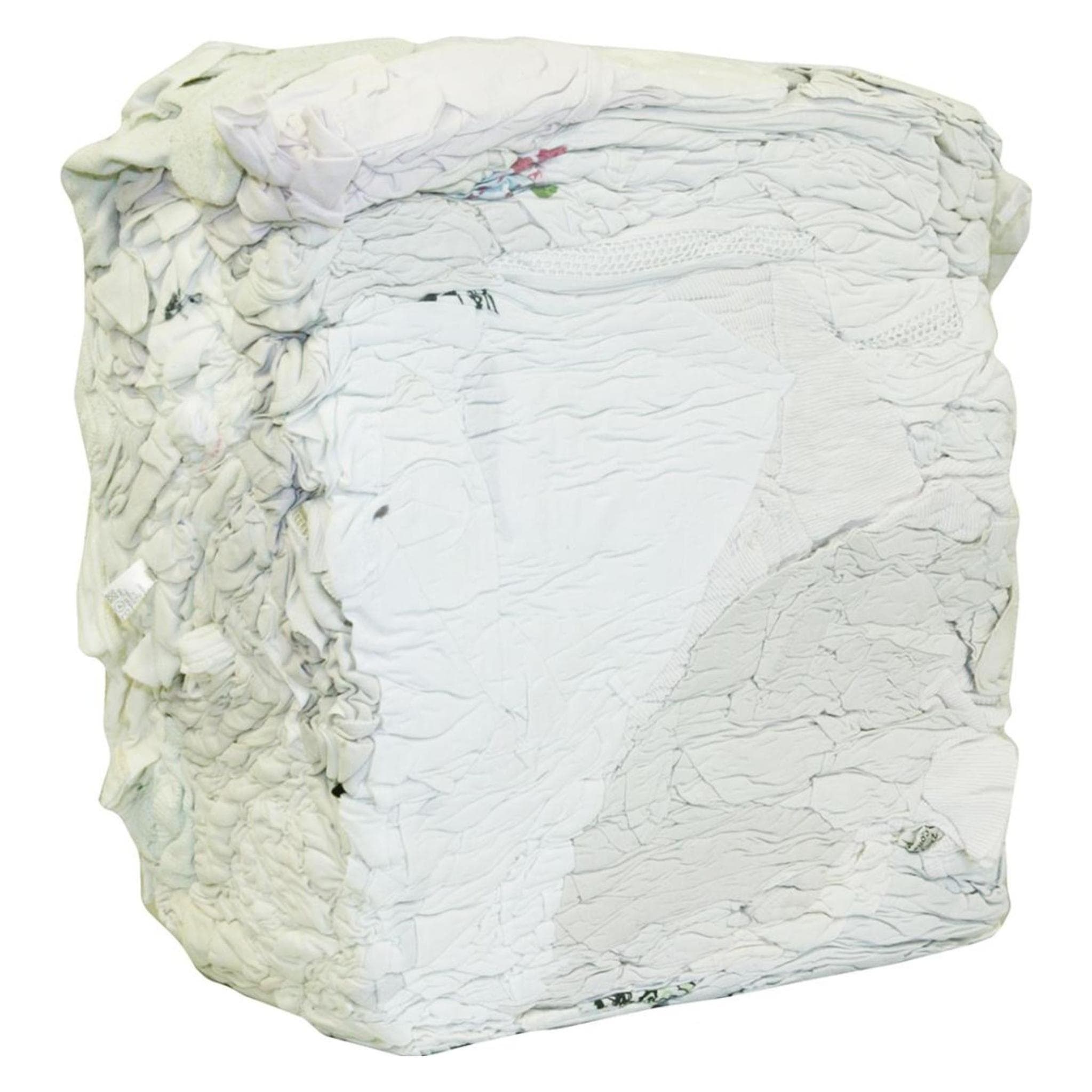 Elos Trikotputzlappen überwiegend weiss 10kg, Schoonmaakgerei, Wit