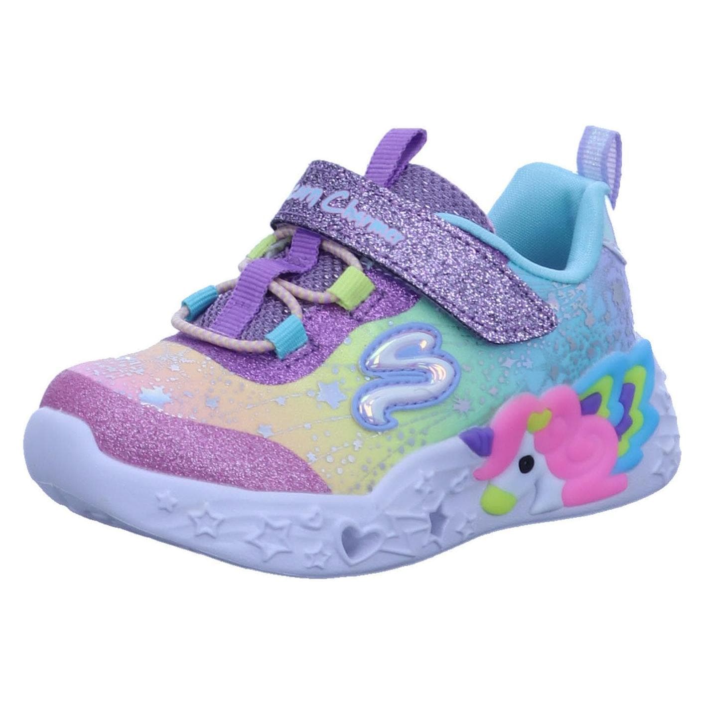 Skechers, Meisjes, Sneakers, UNICORN CHARMER - TWILIGHT DRE - babywalker, Veelkleurig, (22)