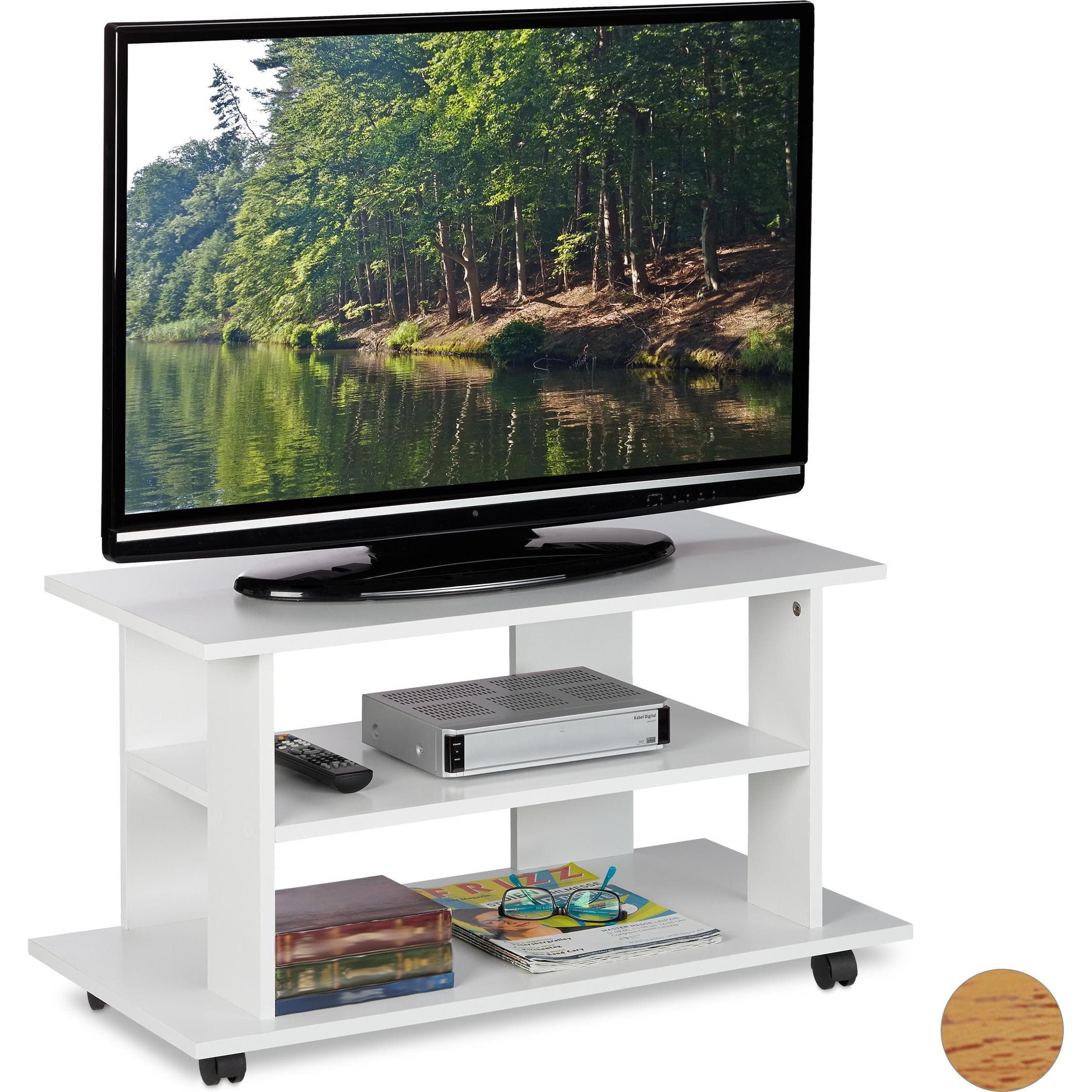 Relaxdays, TV-meubilair, TV-raad (80 x 40 x 45 cm)