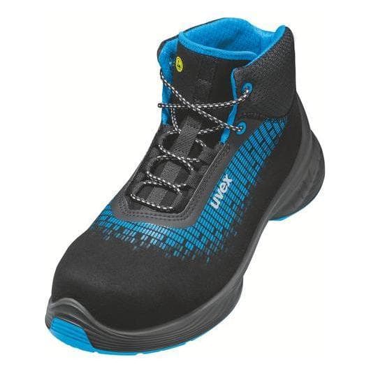 Uvex, Werkschoenen, 6833741 Veiligheidslaars S2 Schoenmaat (EU): 41 Blauw, Zwart 1 paar (S2, 41)