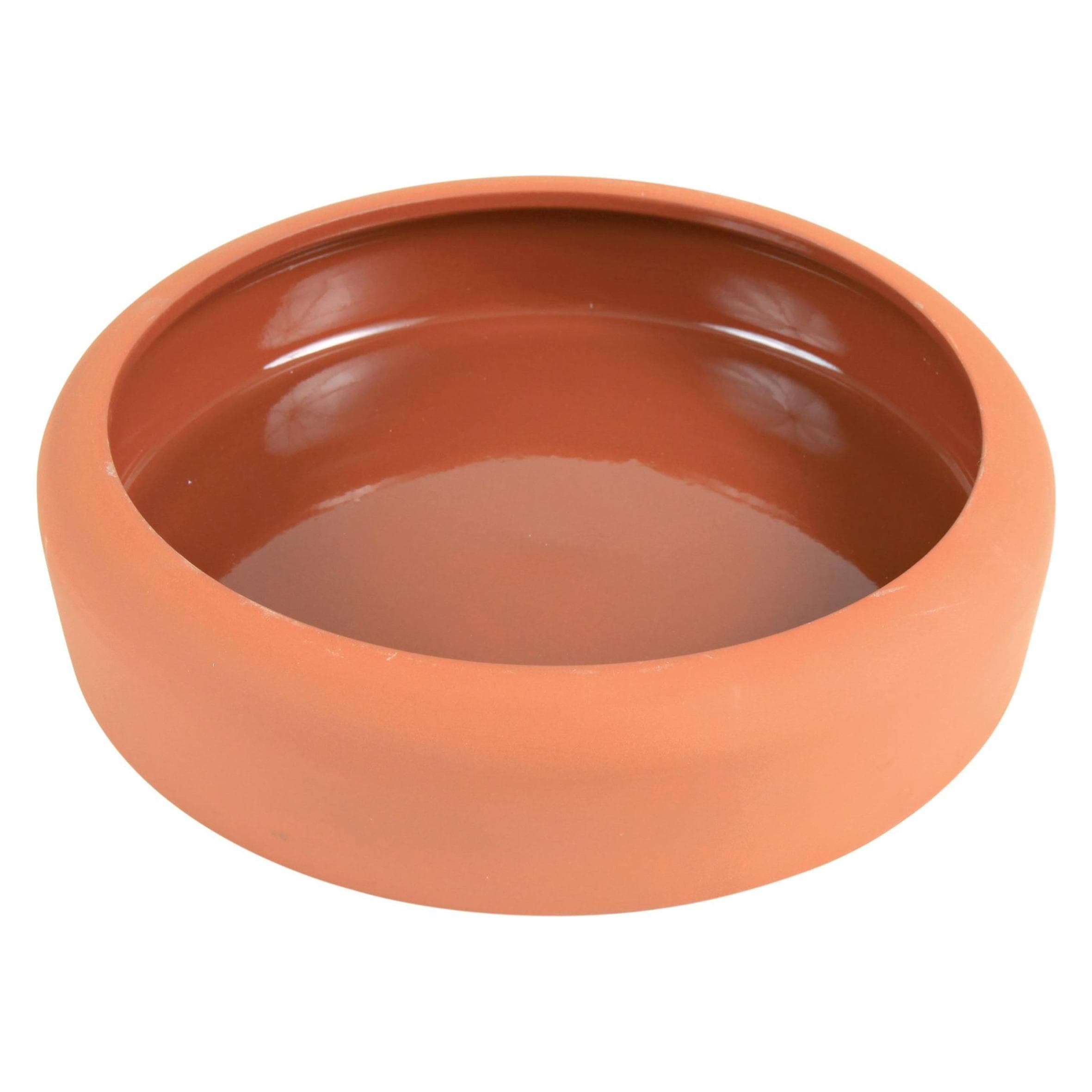 4x Trixie Keramische kom 600ml terracotta (60 cl), Voerbakje