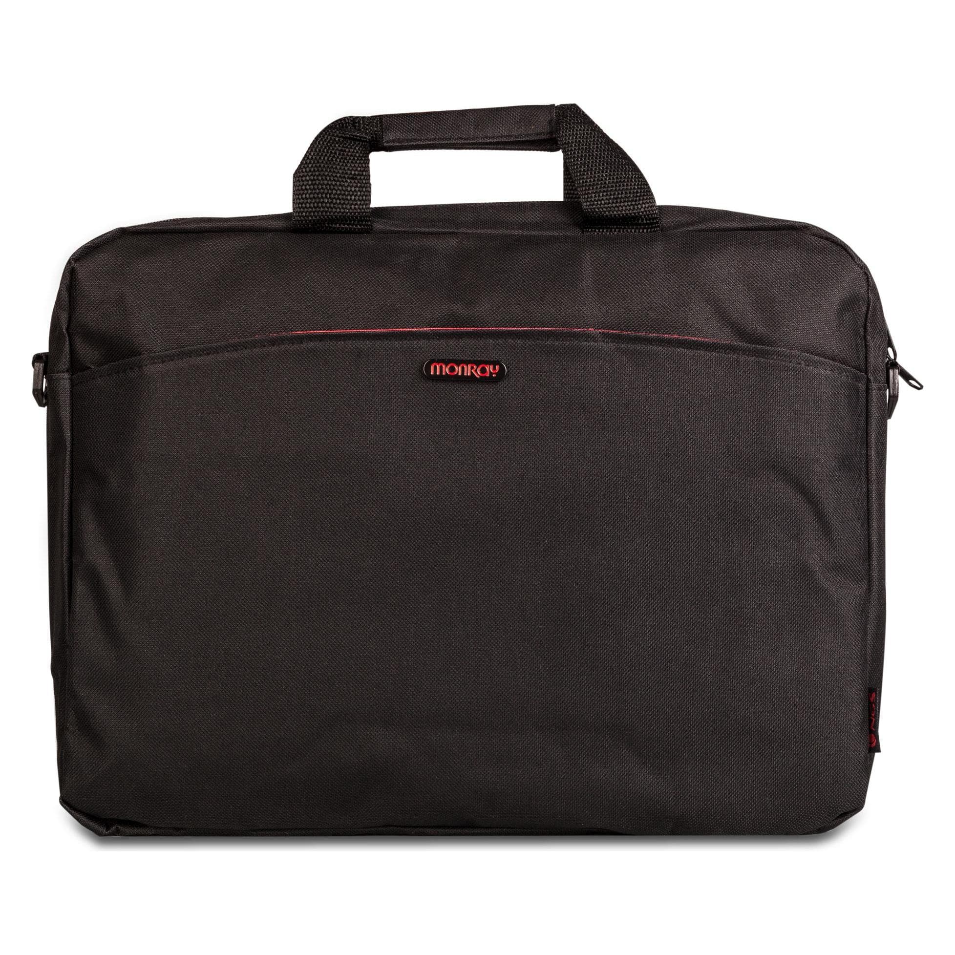NGS Enterprise Notebooktas 39,6 cm (15,6" ) Brieftas Rood (15.60", Universeel), Laptoptas, Rood, Zwart