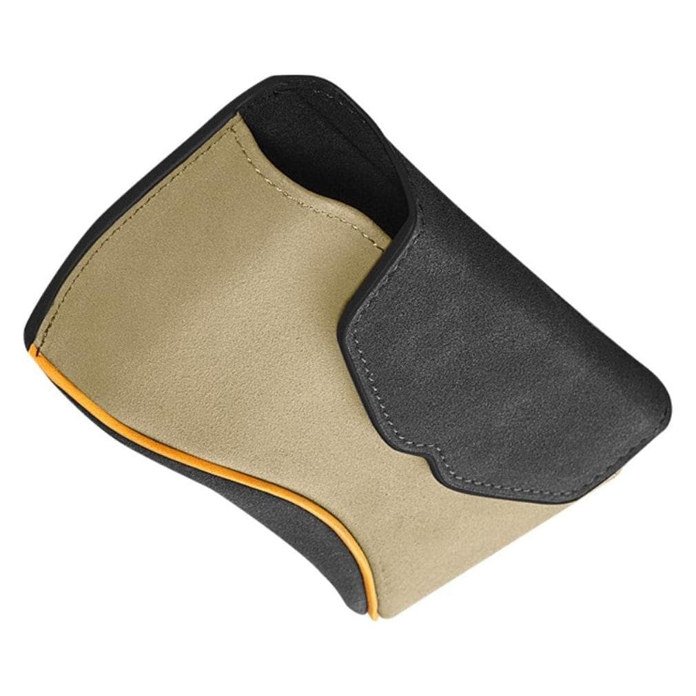 Cover-Discount, Brillenetui, Brillenkoker voor in de auto met clip voor zonneklep, Beige