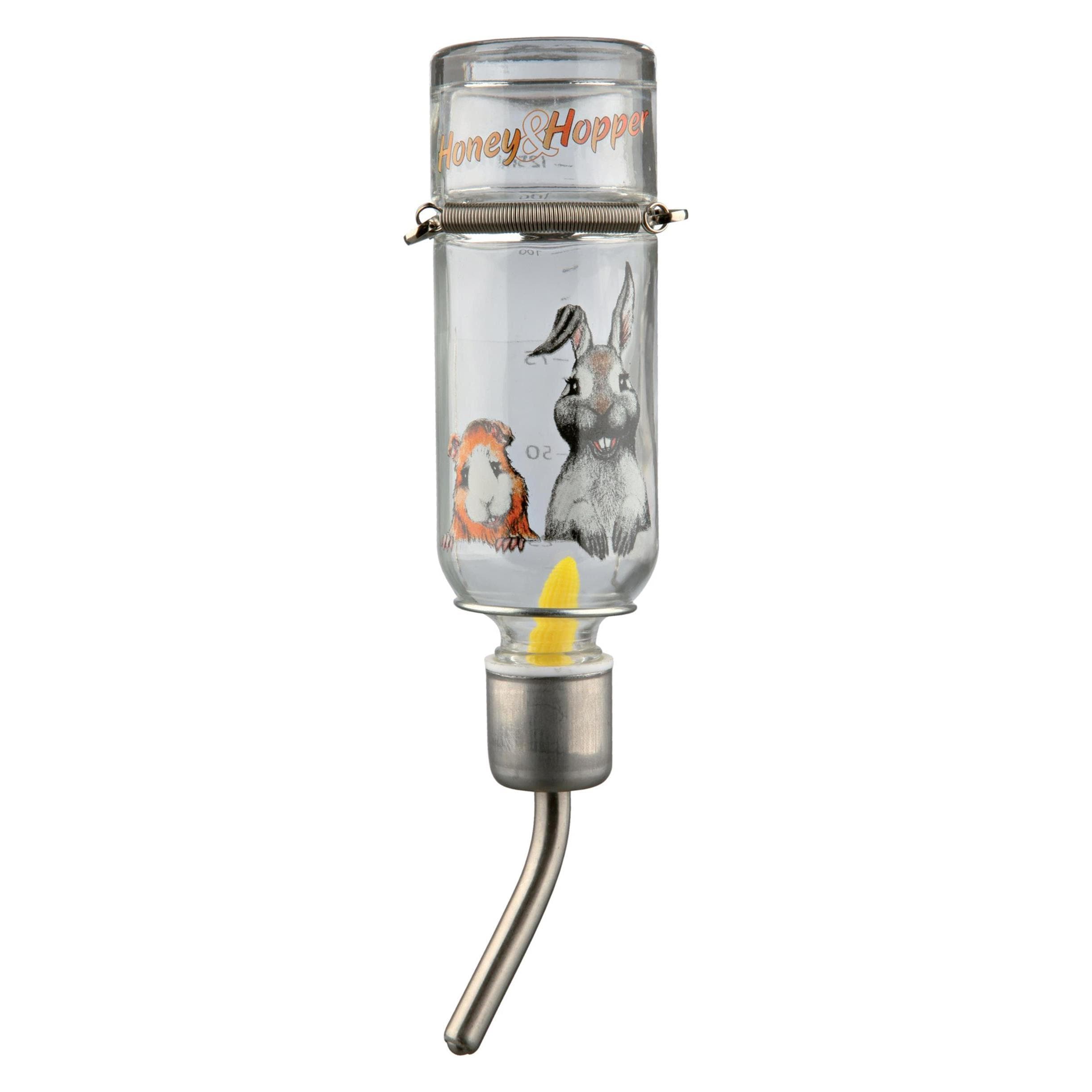 3x Trixie Honing & Hopper Drinkglas voor kleine dieren 125ml (12.50 cl), Voerbakje