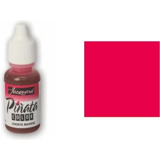 Jacquard, Kleuren + verf voor doe-het-zelvers, Inkt Pinata Kleur Alcoholinkt Nr. 11 Senorita Magenta (15 ml)