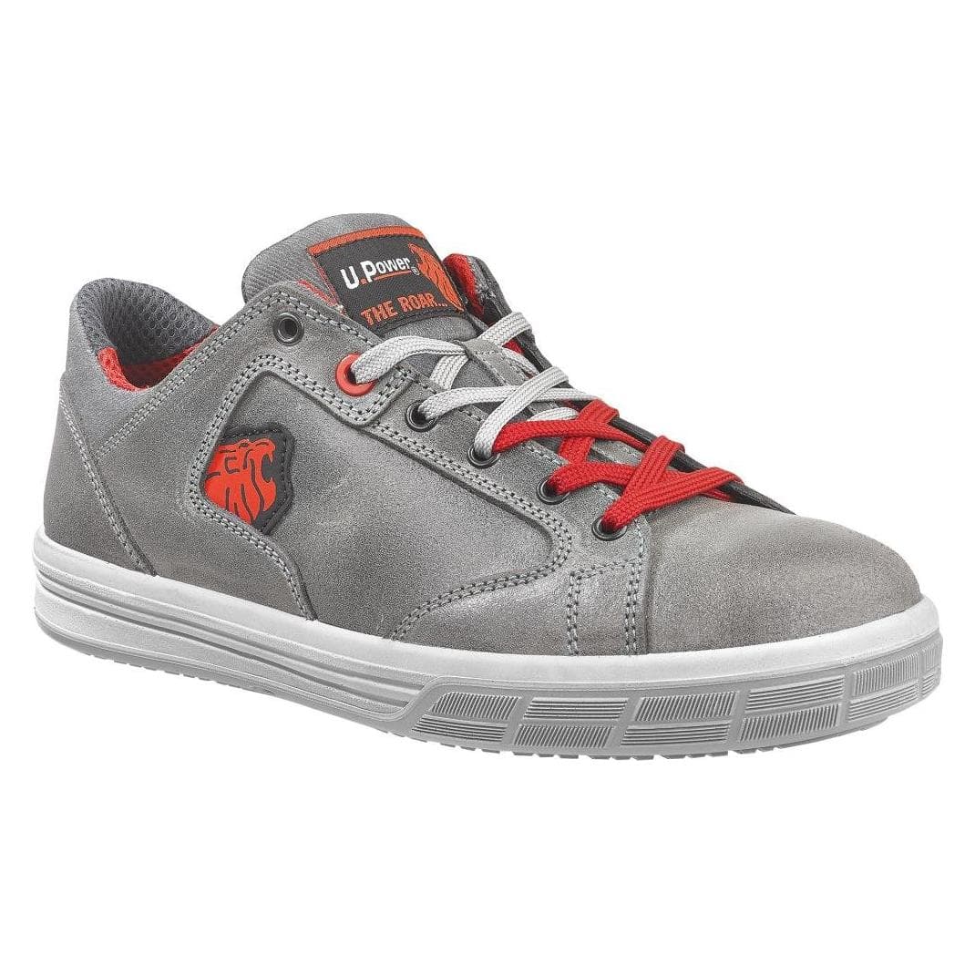U-Power, Werkschoenen, Veiligheidsschoen Forest maat 40 grijs S3 SRC EN ISO 20345 zacht leer (S3, 40)