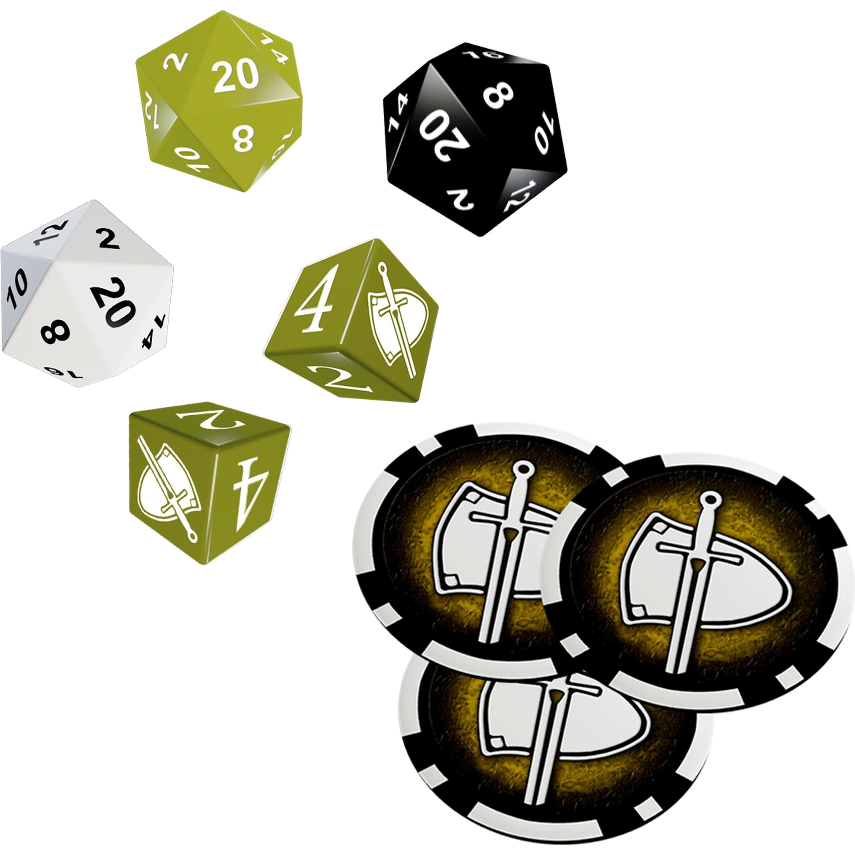 Ulisses Spiele DSA5 - Beginner's Box: Krijger - Dobbelsteen & Chipset