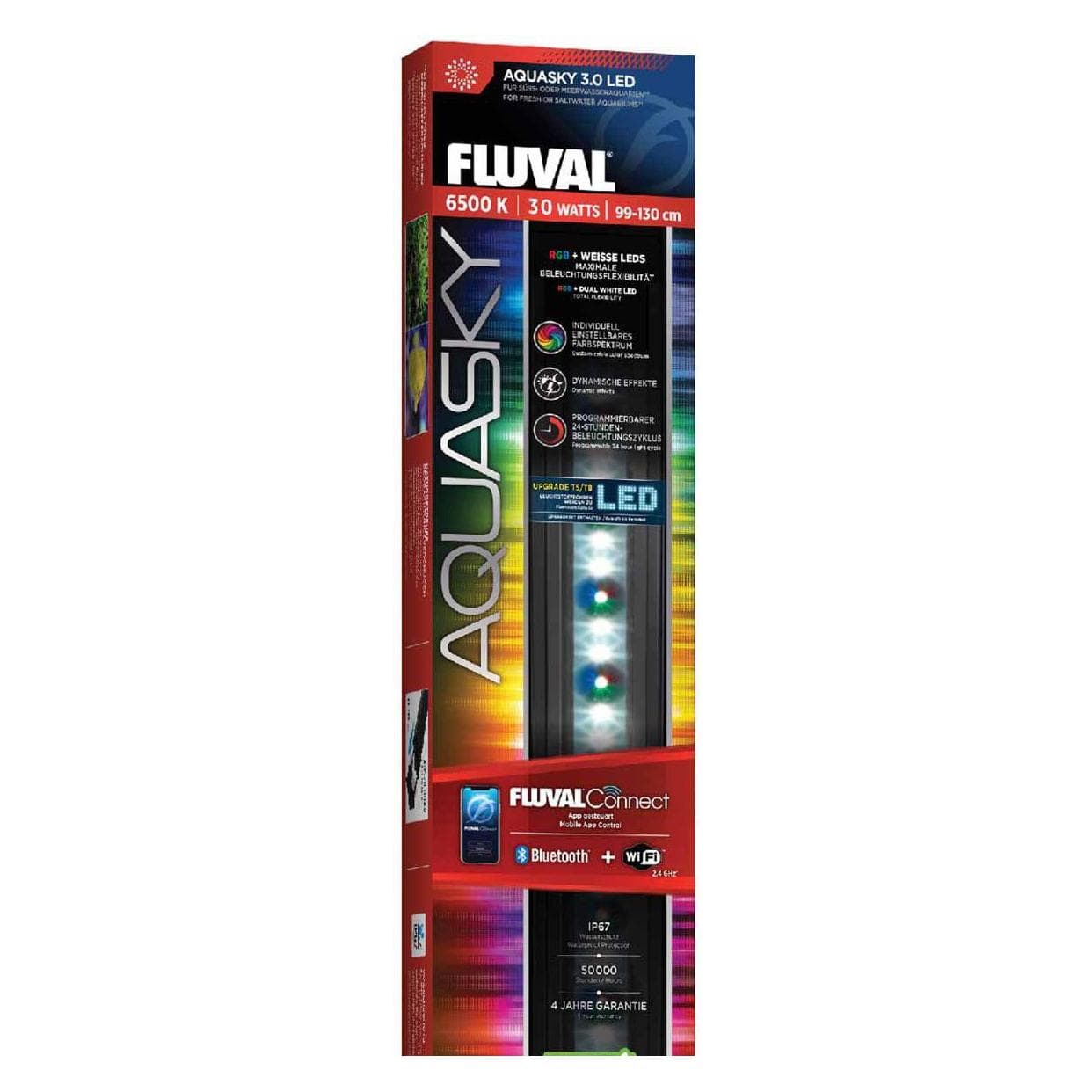 Fluval - AQUASKY LED 3.0 - 30W - 99-130.4CM (LED, 30 W), Aquariumverlichting