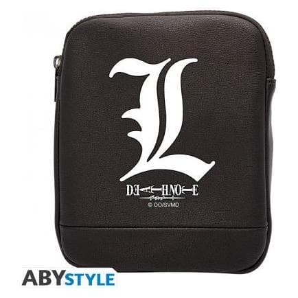 ABYstyle, Tas, Death Note - Messenger Bag : L Symbool, Zwart