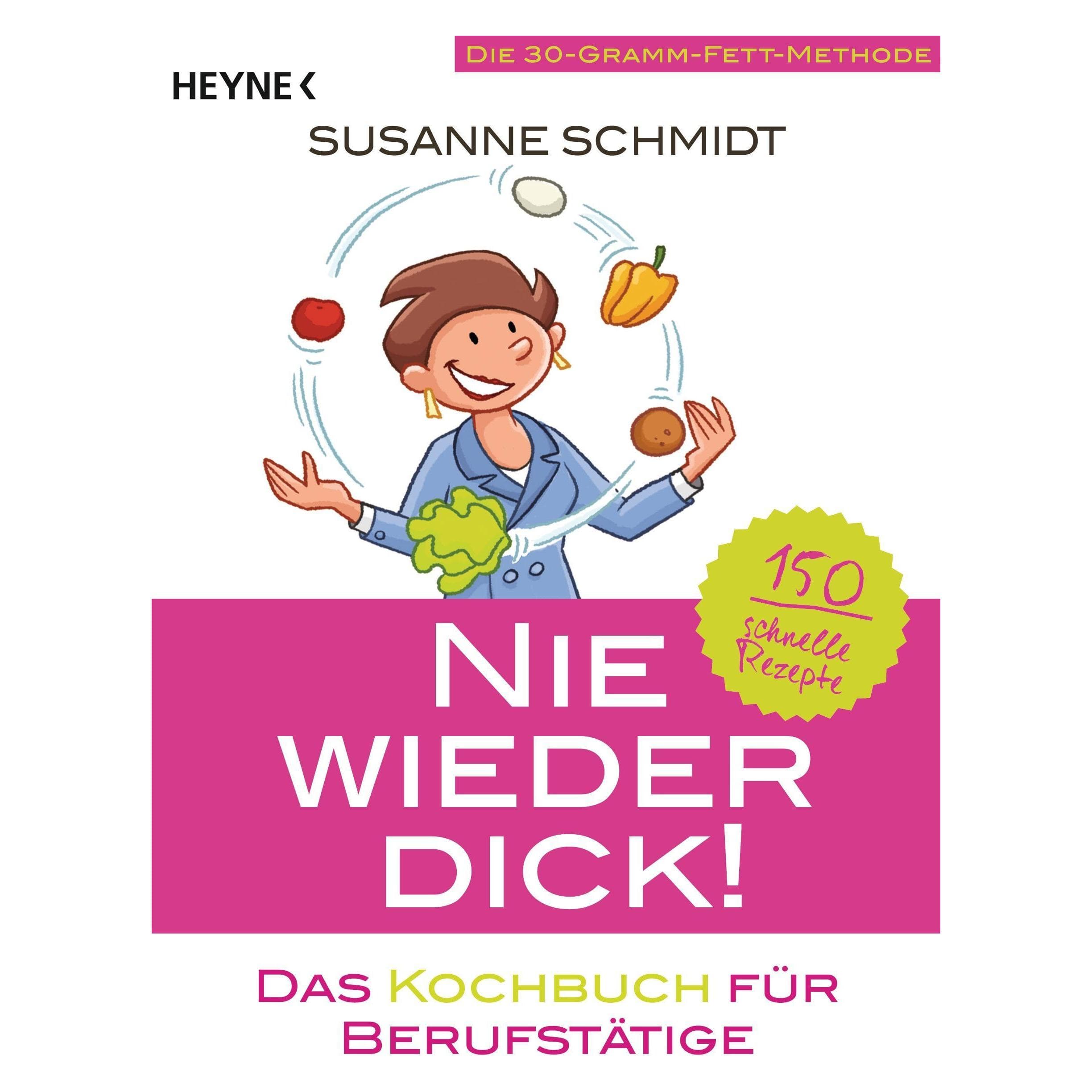 Nie wieder dick Das Kochbuch für Berufstätige, Gids van Susanne Schmidt