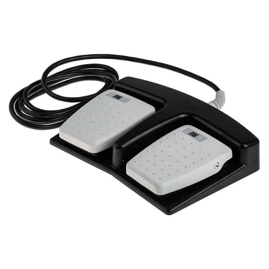 RS PRO IPX7 Dubbele pedaalvoetschakelaar 2 x SPNO, Knoppen + Schakelaars