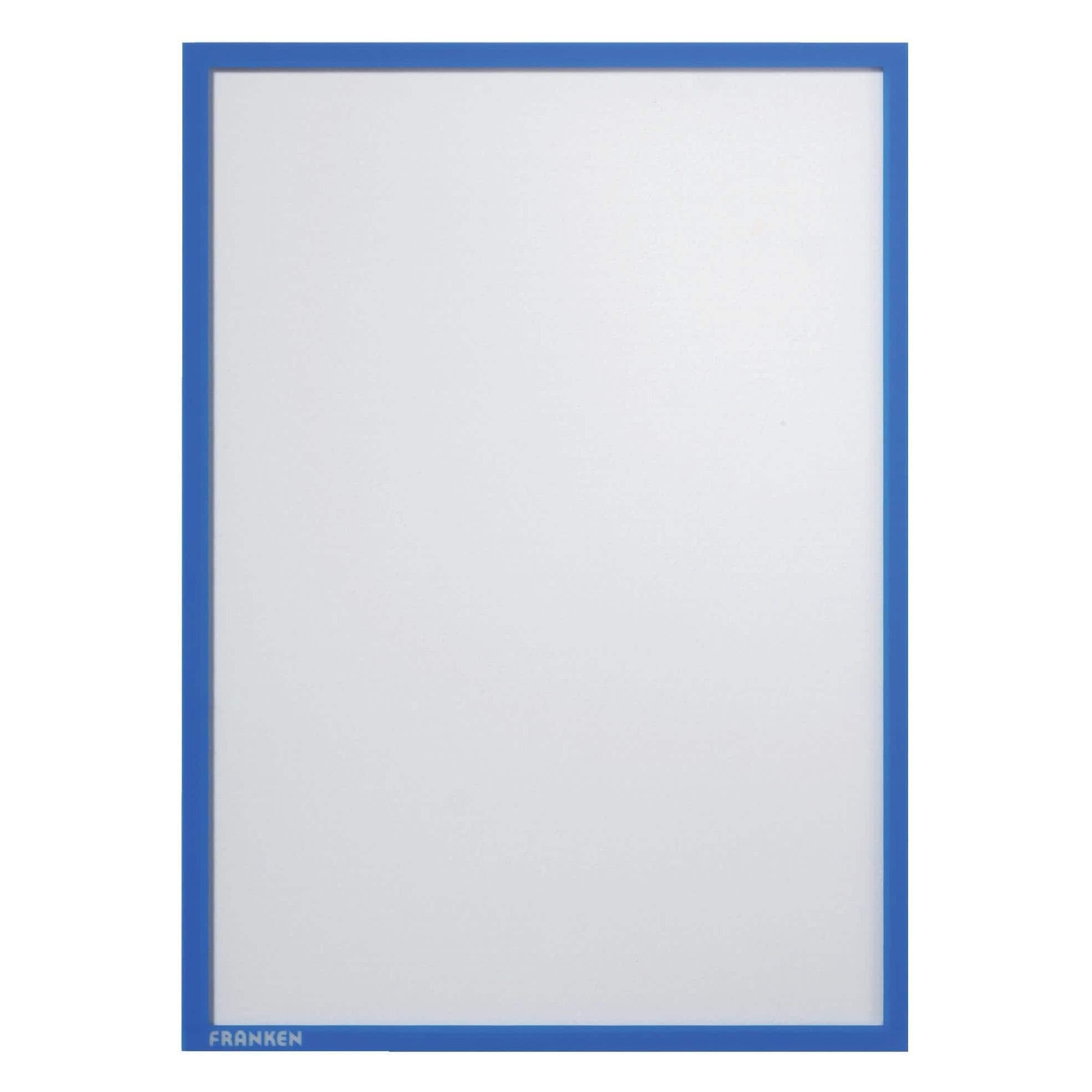 Franken, Map, Documentomslag Frame It X-tra! Lijn, A4, harde folie, mat, blauw, 5 stuks (A4)