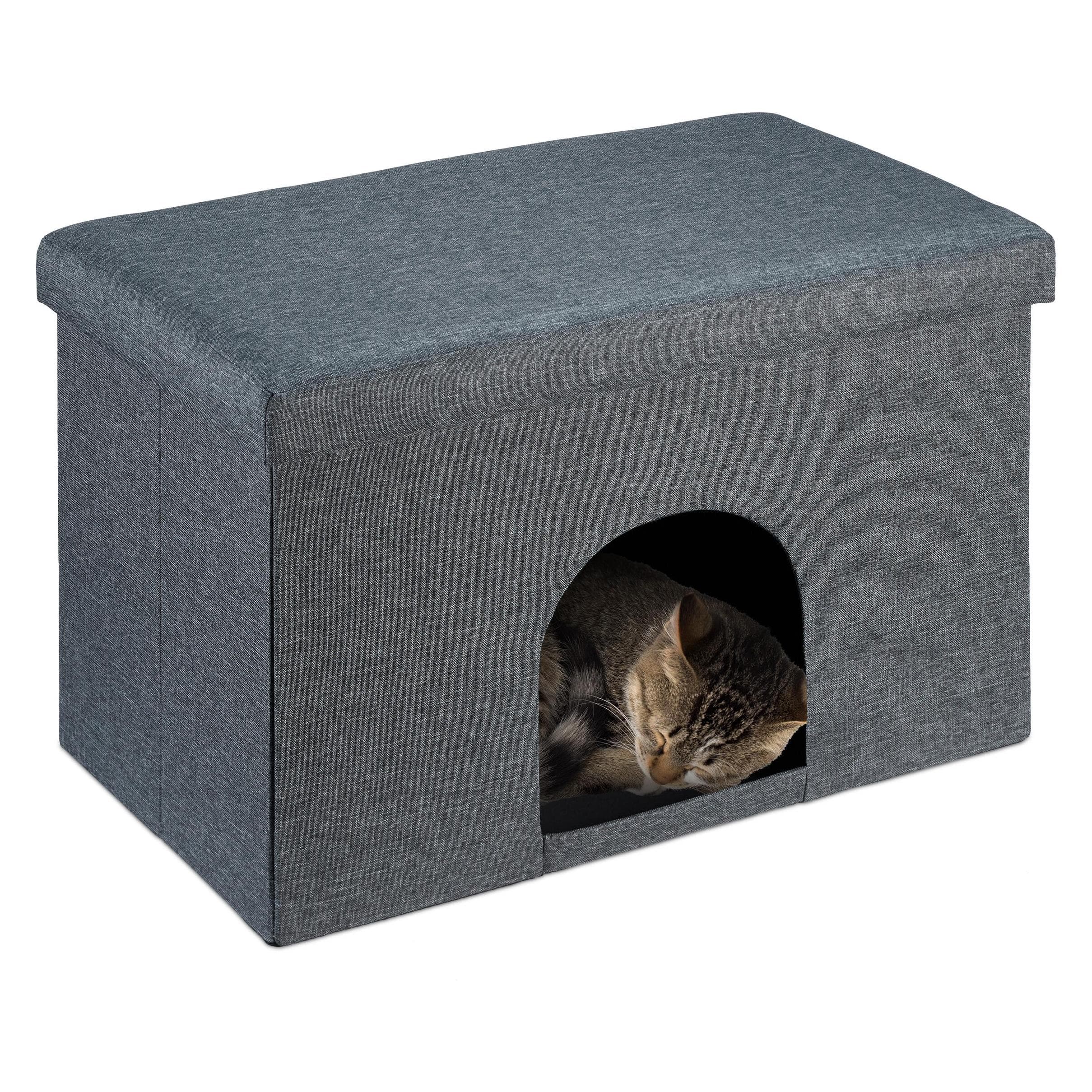 Relaxdays Kattengrot (Kat), Hondenbed + Kattenbed