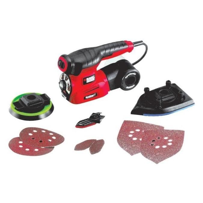 Black & Decker, Slijpmachine + polijstmachine, Autoselect 4-in-1 multi-schuurmachine (Multischuurmachine)