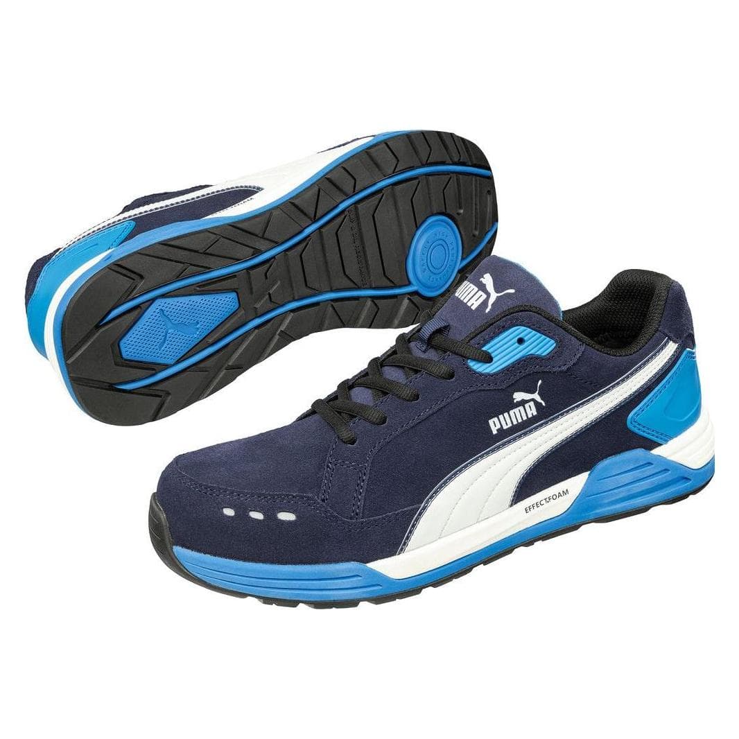 Puma, Werkschoenen, Airtwist blauwe lage veiligheidsschoen S3 (S3, 46)