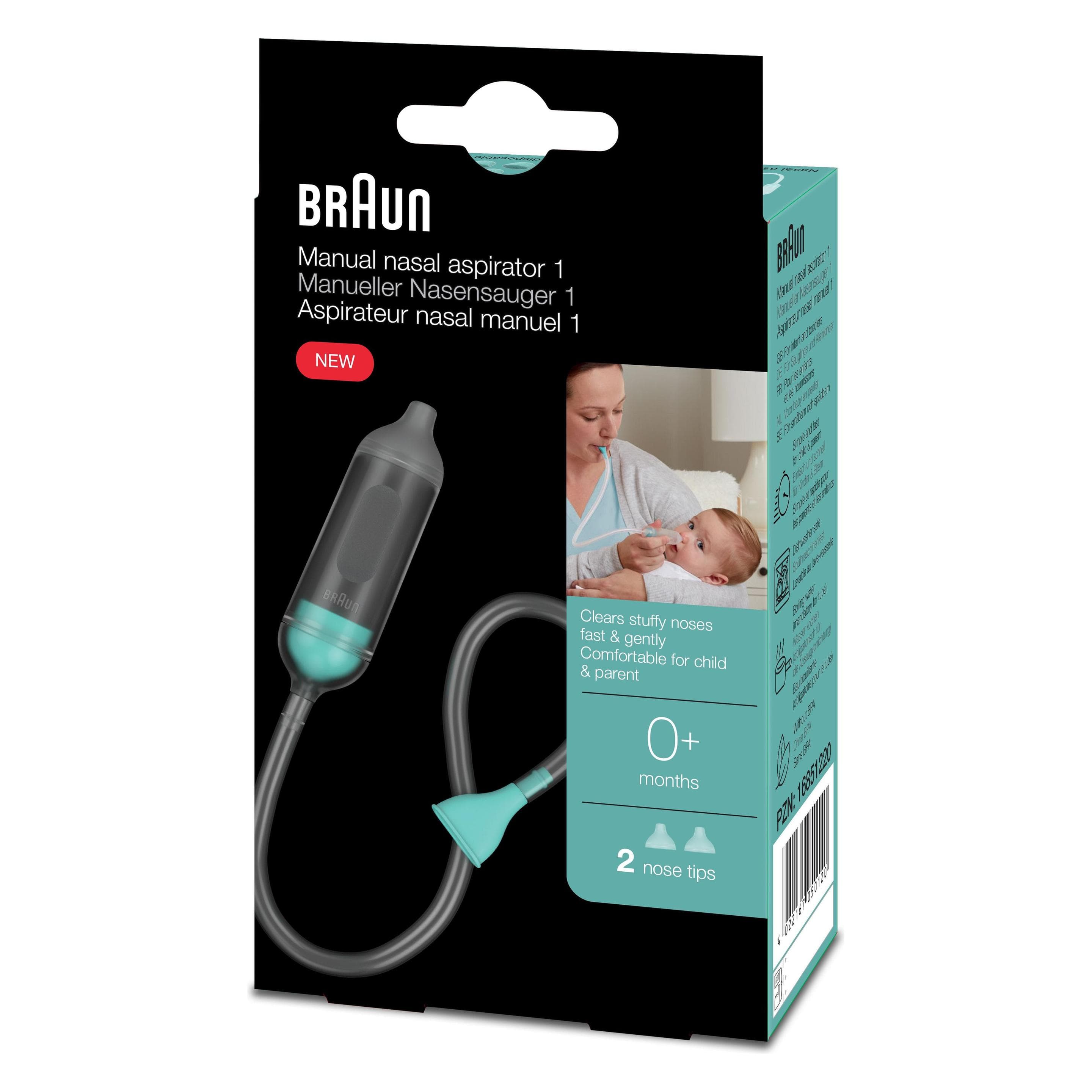 Braun, Neuszuigers, Handmatige neusafzuiging BNA 050EU (1 st)