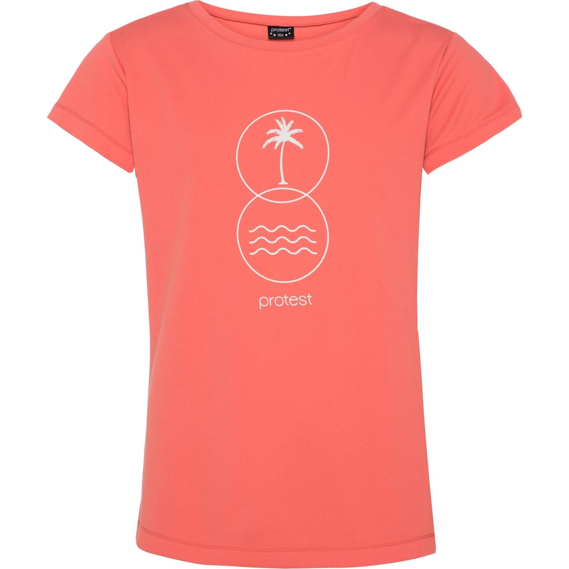 Protest, Meisjes, Zwemshirt, AMELIA JR UVP Shirt, Oranje, (176)