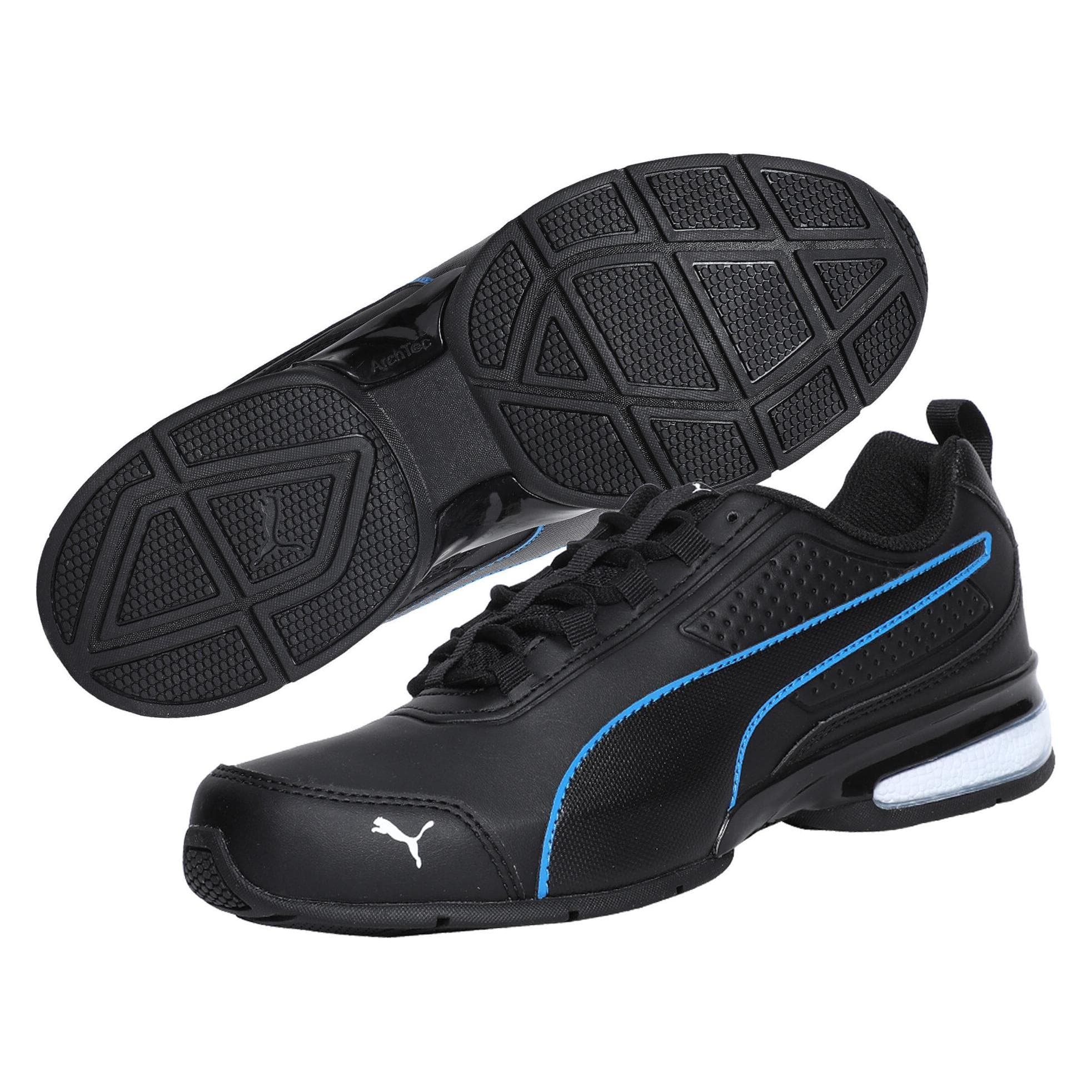 Puma, Unisex, Hardloopschoenen, Veterschoenen (45), Zwart