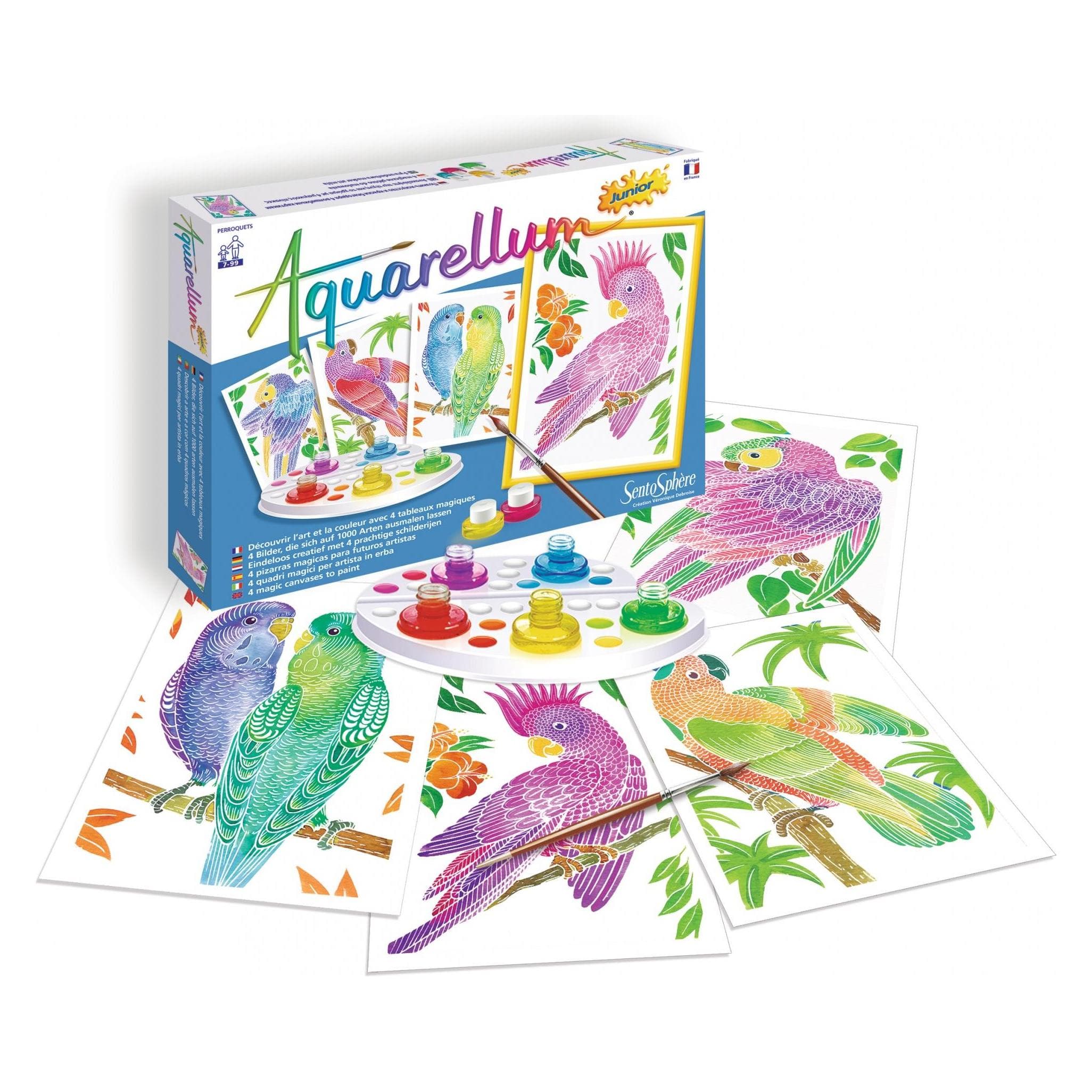 Sentosphere Aquarellum junior 4t papegaaien