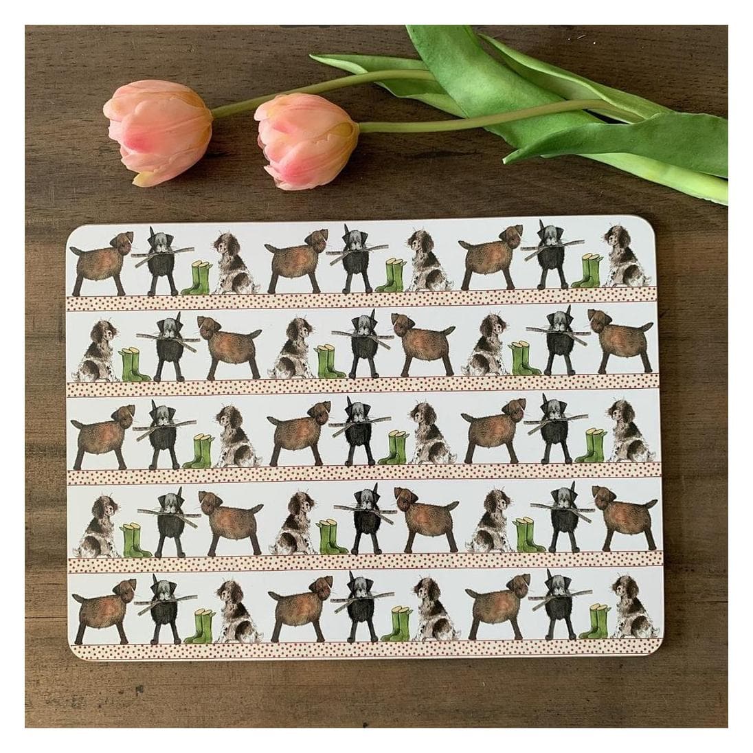 Teka, Placemats, Tischset MT44 Landhunde (1 Pcs., 29 x 21.50 cm)