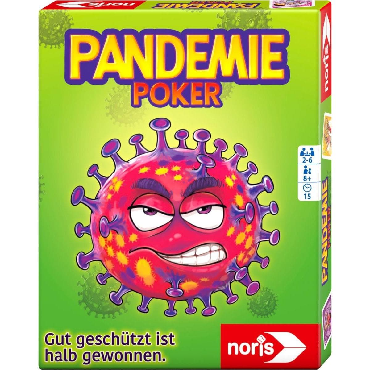 Noris Pandemisch poker (Duits, 2 - 6 Spelers)