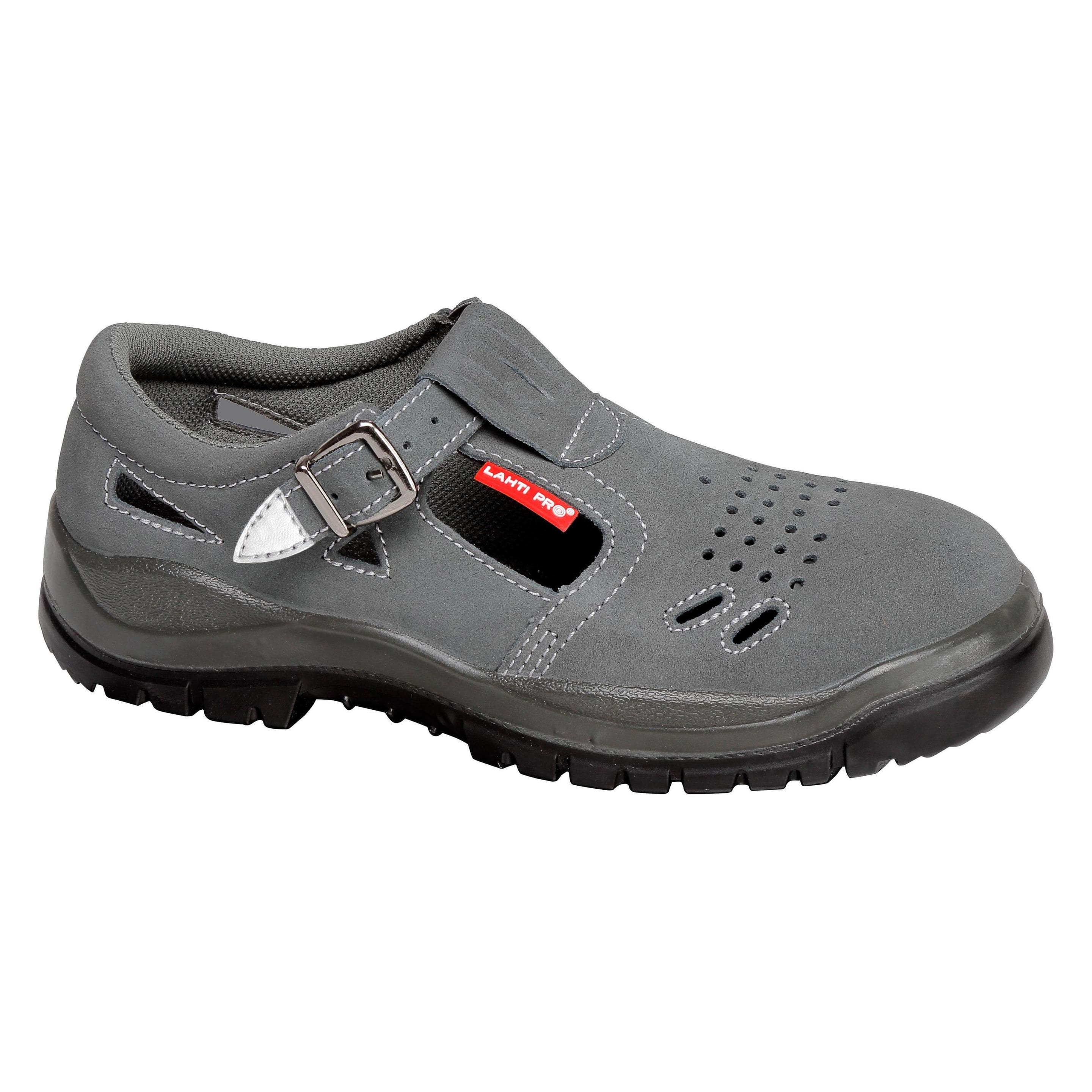 Lahti Pro, Werkschoenen, Grijze suède sandalen, s1 src, "40", ce, lhti (S1, 40)