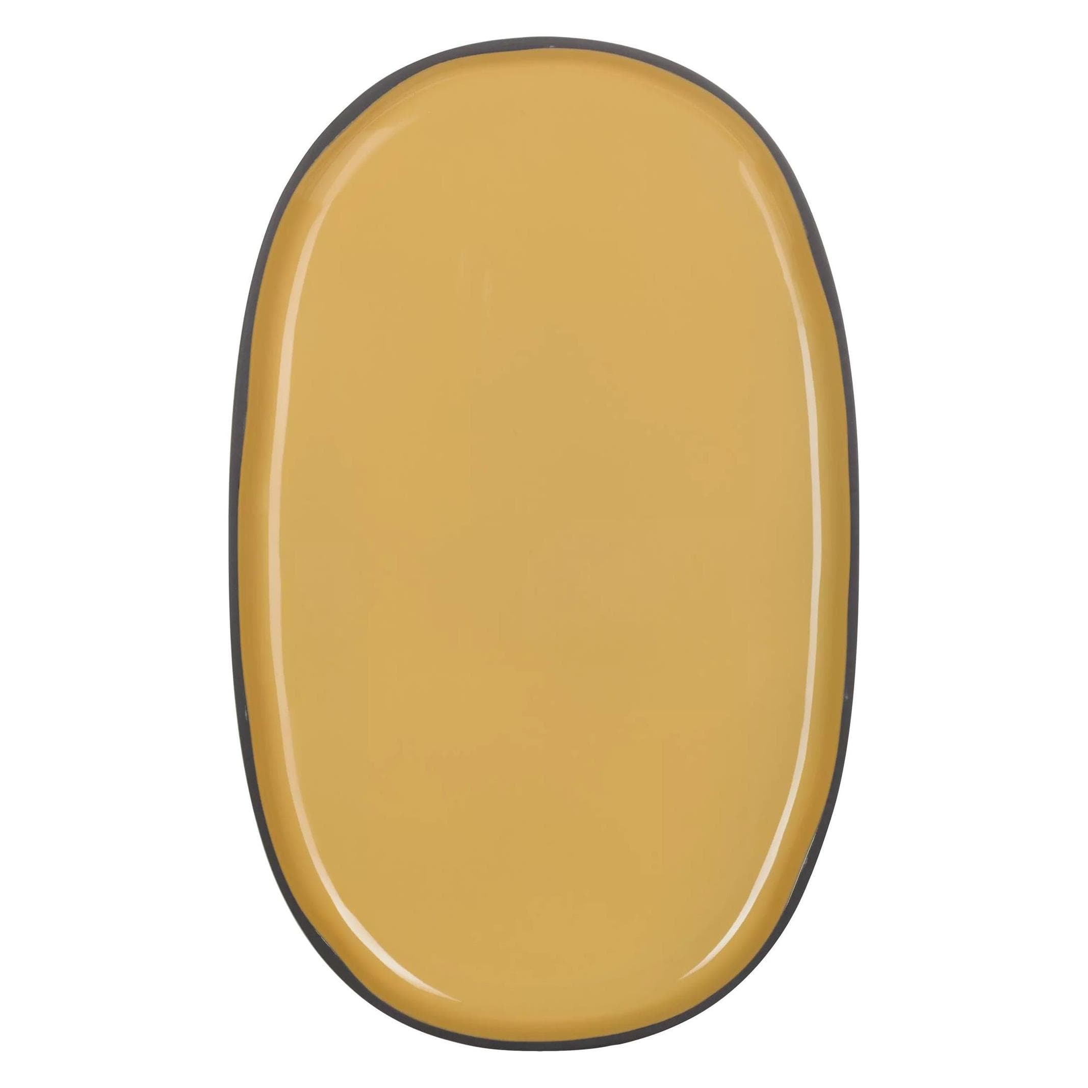 Revol Plaat, Bord, Zwart, Geel