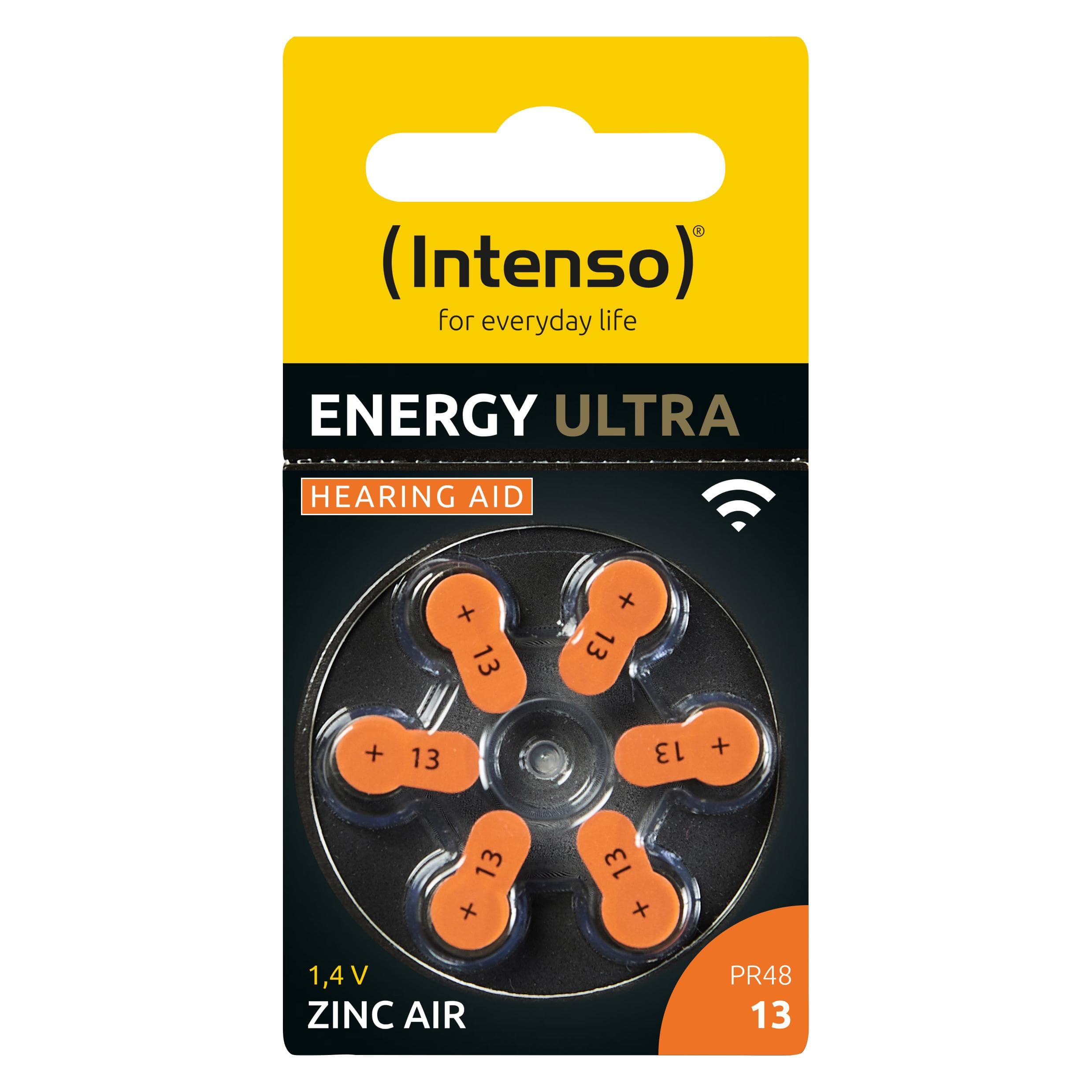 Intenso ENERGY ULTRA hoortoestel- (6 Pcs., 13, 230 mAh), Batterijen