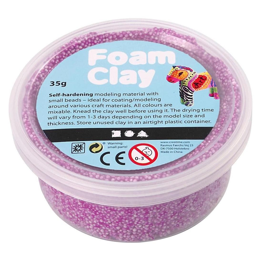 Foam Clay, Boetseerklei, Neon paars