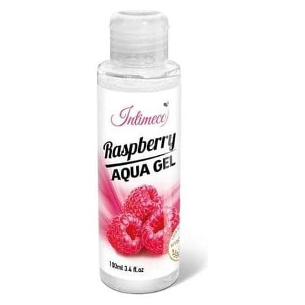 Intimeco, Intieme verzorging, Framboos Aqua Gel Hydraterend Intieme Zones Framboos 100Ml (Intieme gel, 100 ml)